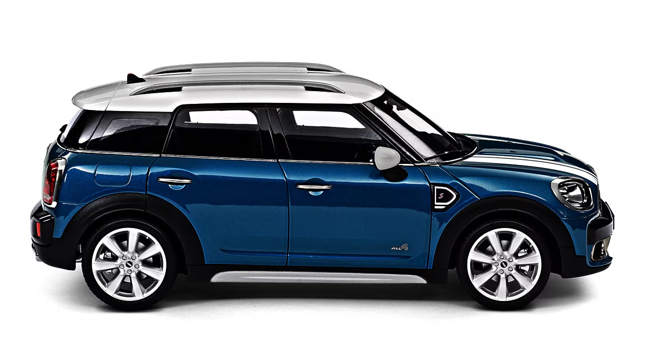 1/18 MINI Cooper S Countryman Island Blue BMW Dealer Edition von Kyosho