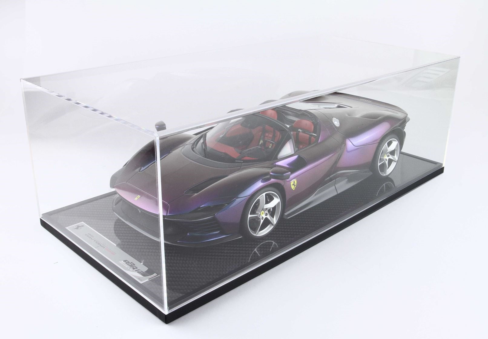 1/12 BBR Ferrari Daytona SP3 Serie Icona Chamaleon purple - Open roof #22/25 BBR1217CHA1