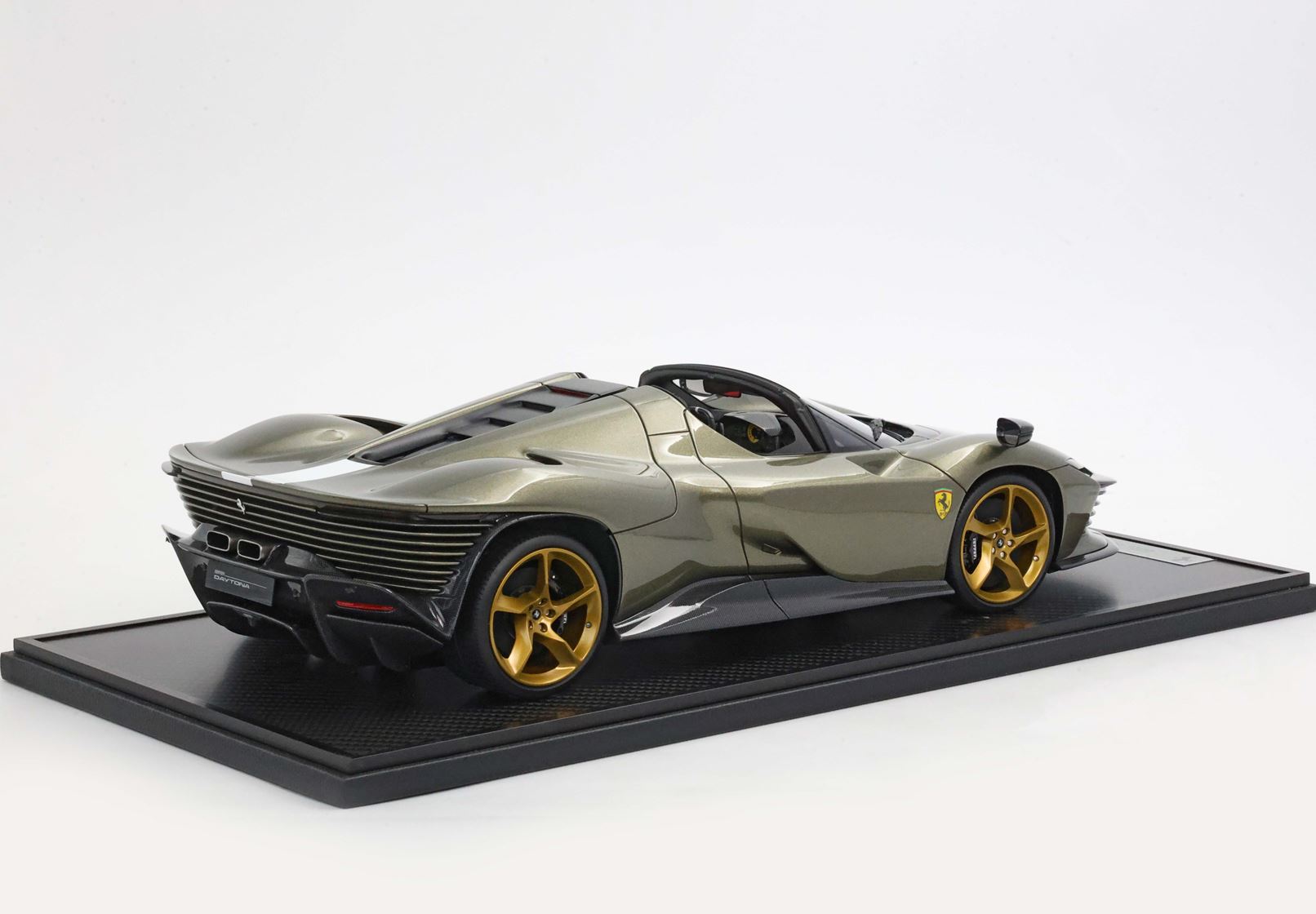 1/12 BBR Ferrari Daytona SP3 Serie Icona Open roof Verde Manzoni Gloss, LE 13 Stück BBR1217F1