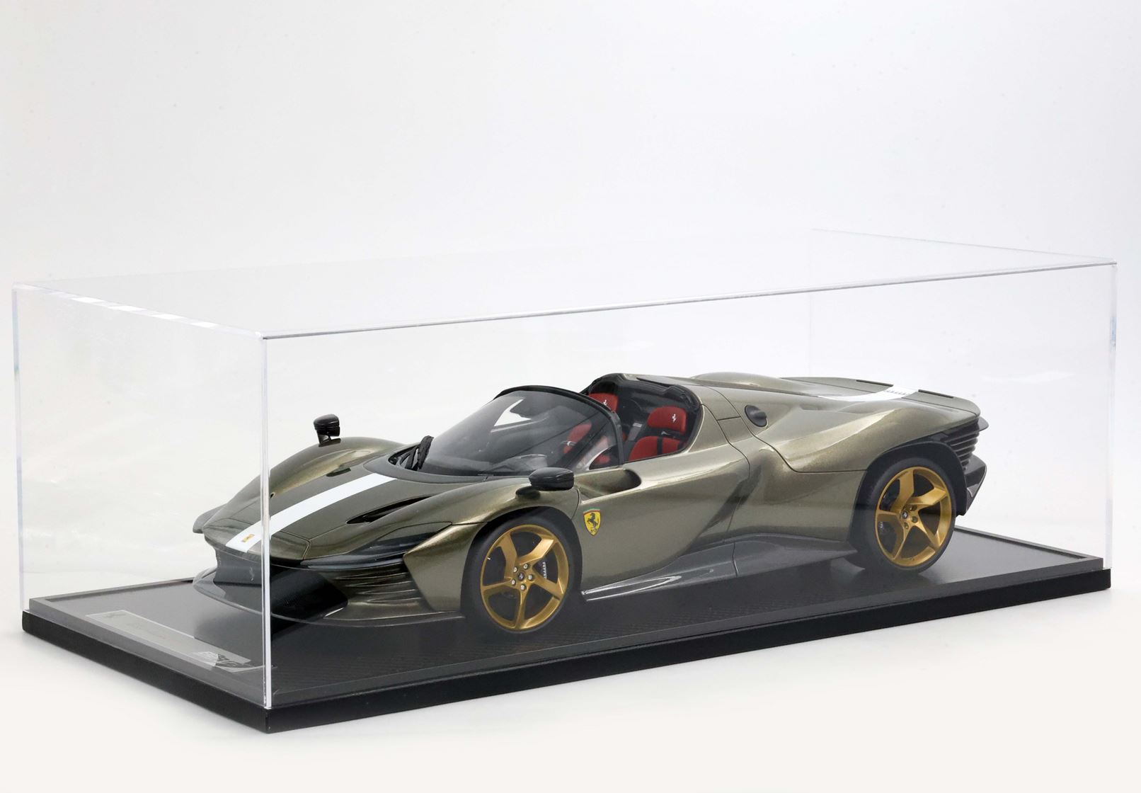 1/12 BBR Ferrari Daytona SP3 Serie Icona Open roof Verde Manzoni Gloss, LE 13 Stück BBR1217F1