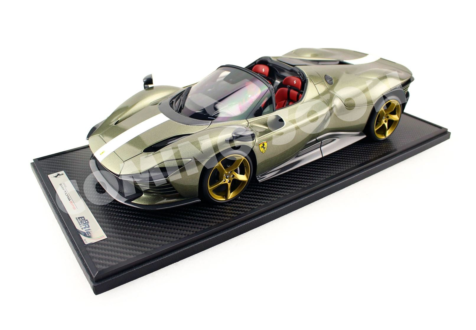 1/12 BBR Ferrari Daytona SP3 Serie Icona Open roof Verde Manzoni Gloss, LE 13 Stück BBR1217F1