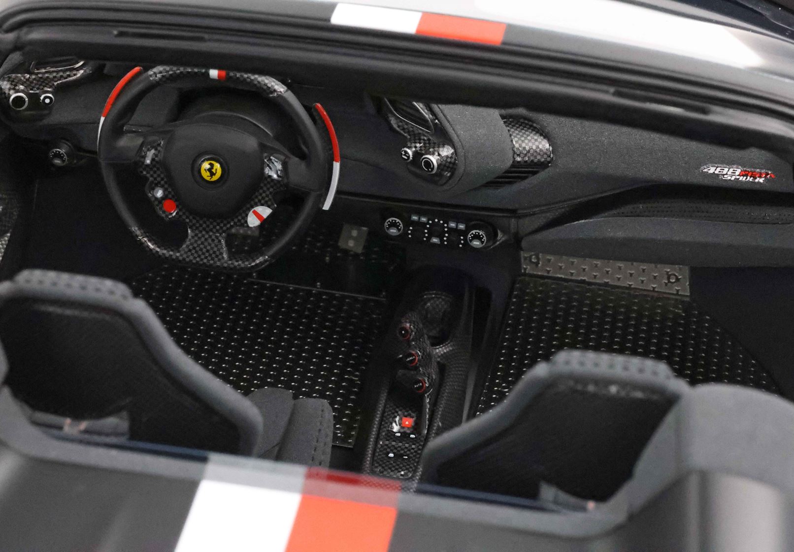 1/12 BBR Ferrari 488 Pista Spider Open roof Charles Leclerc LE 46 pcs BBR1225CL