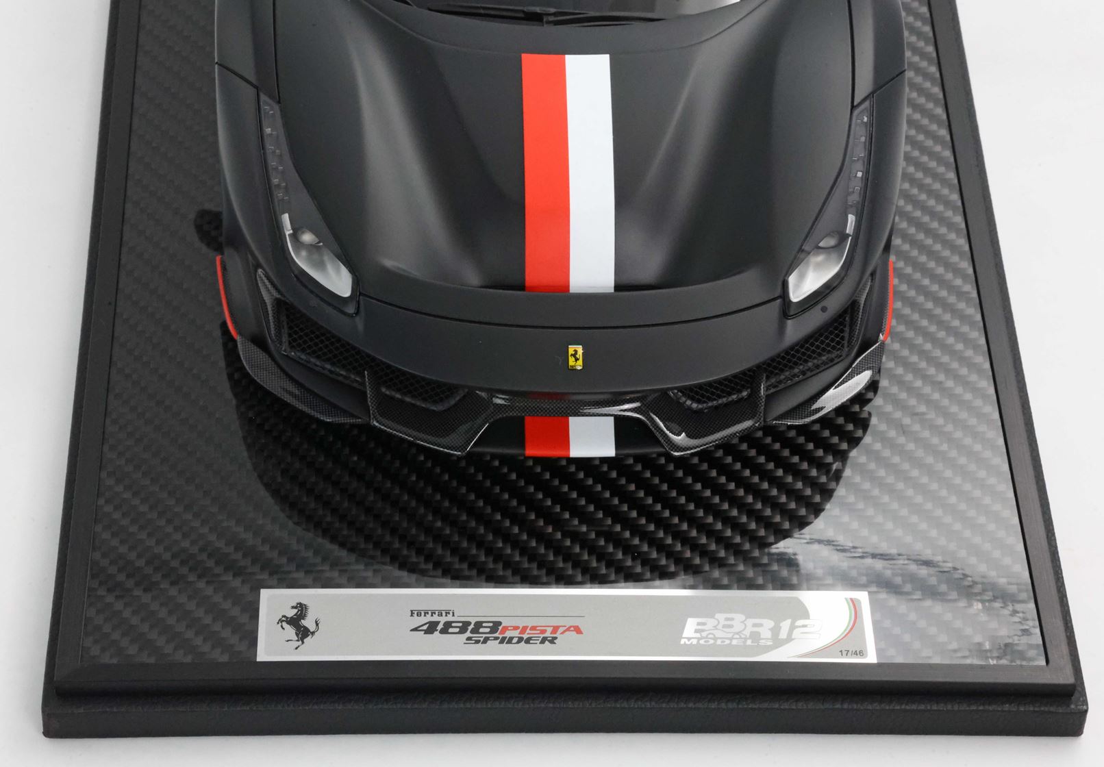 1/12 BBR Ferrari 488 Pista Spider Open roof Charles Leclerc LE 46 pcs BBR1225CL