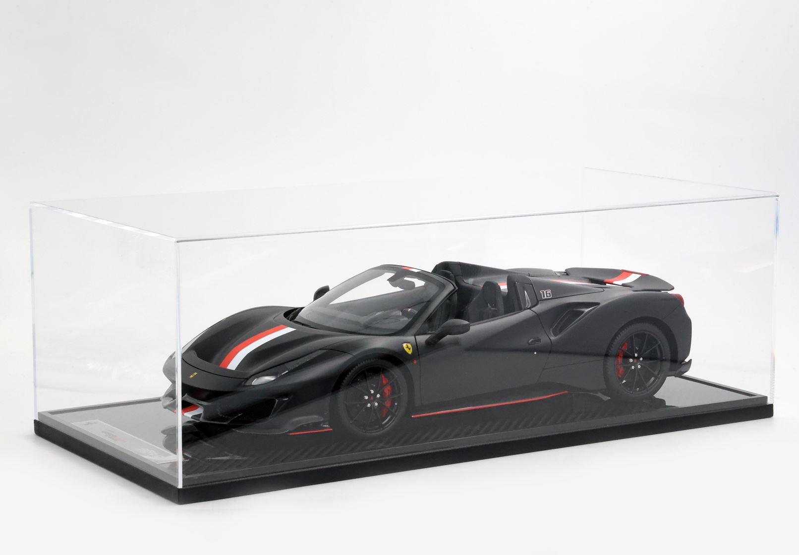1/12 BBR Ferrari 488 Pista Spider Open roof Charles Leclerc LE 46 pcs BBR1225CL