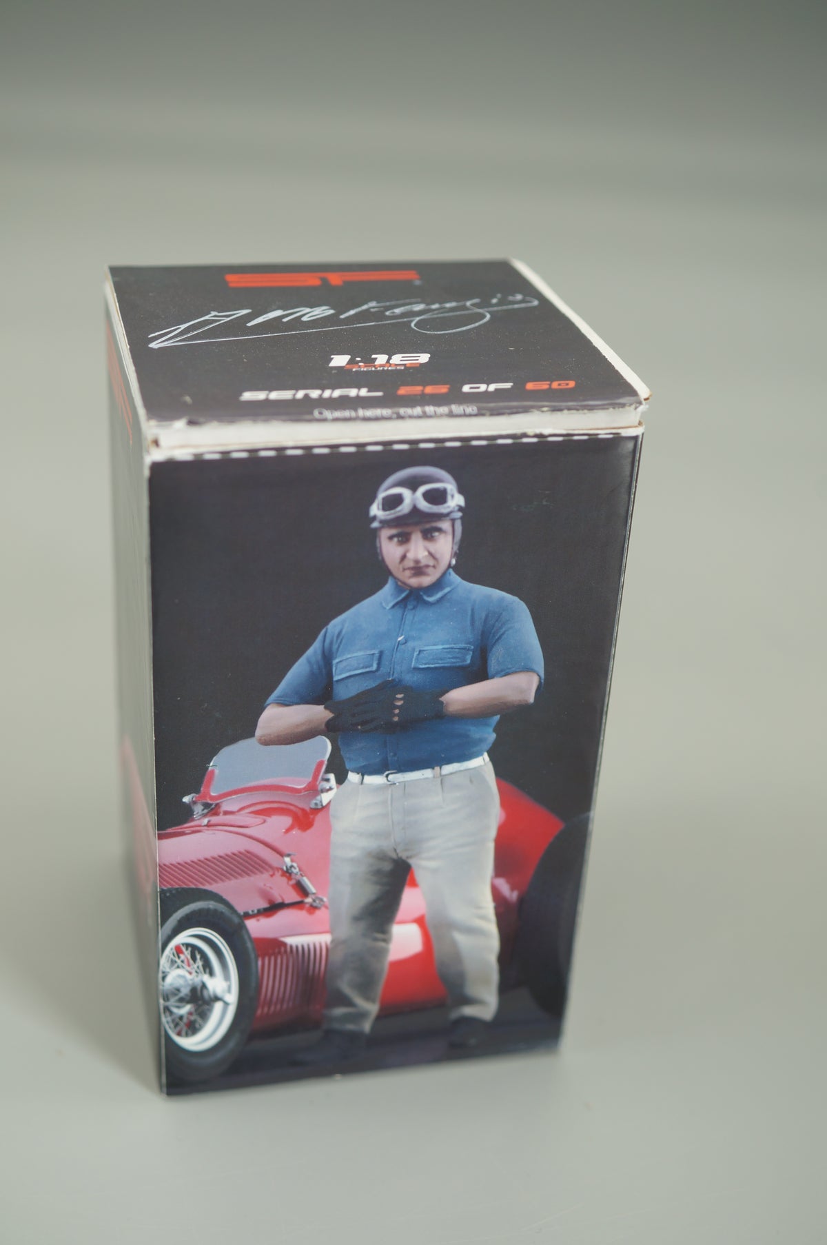 1/18 Racing Driver Figurine JUAN M. FANGIO by SF Scale Figures #26/60 - Handmade - SF118143 - pre-owned