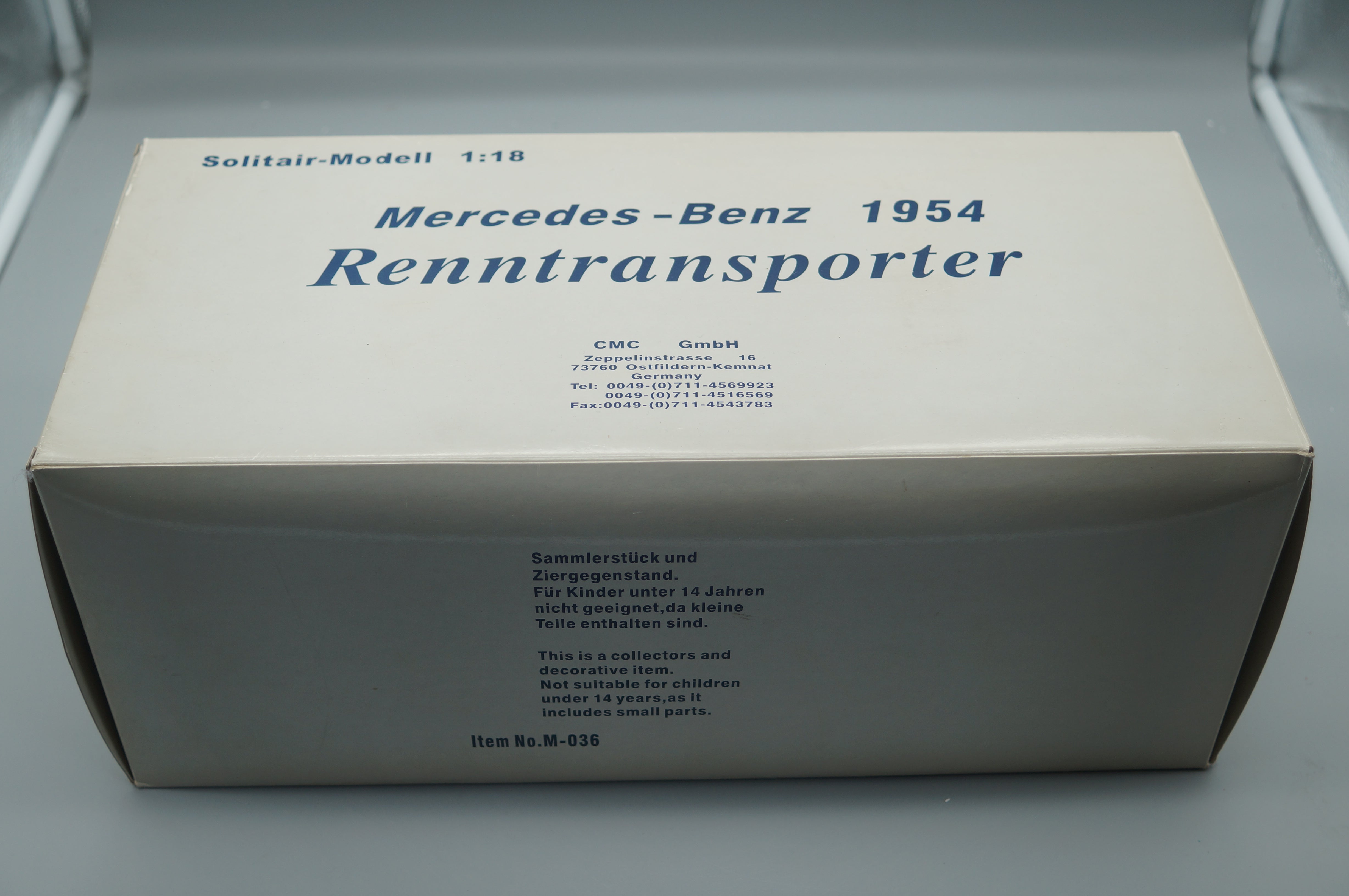 1/18 Mercedes-Benz Renntransporter Das blaue Wunder #6032 CMC M-036 - pre-owned -FH321