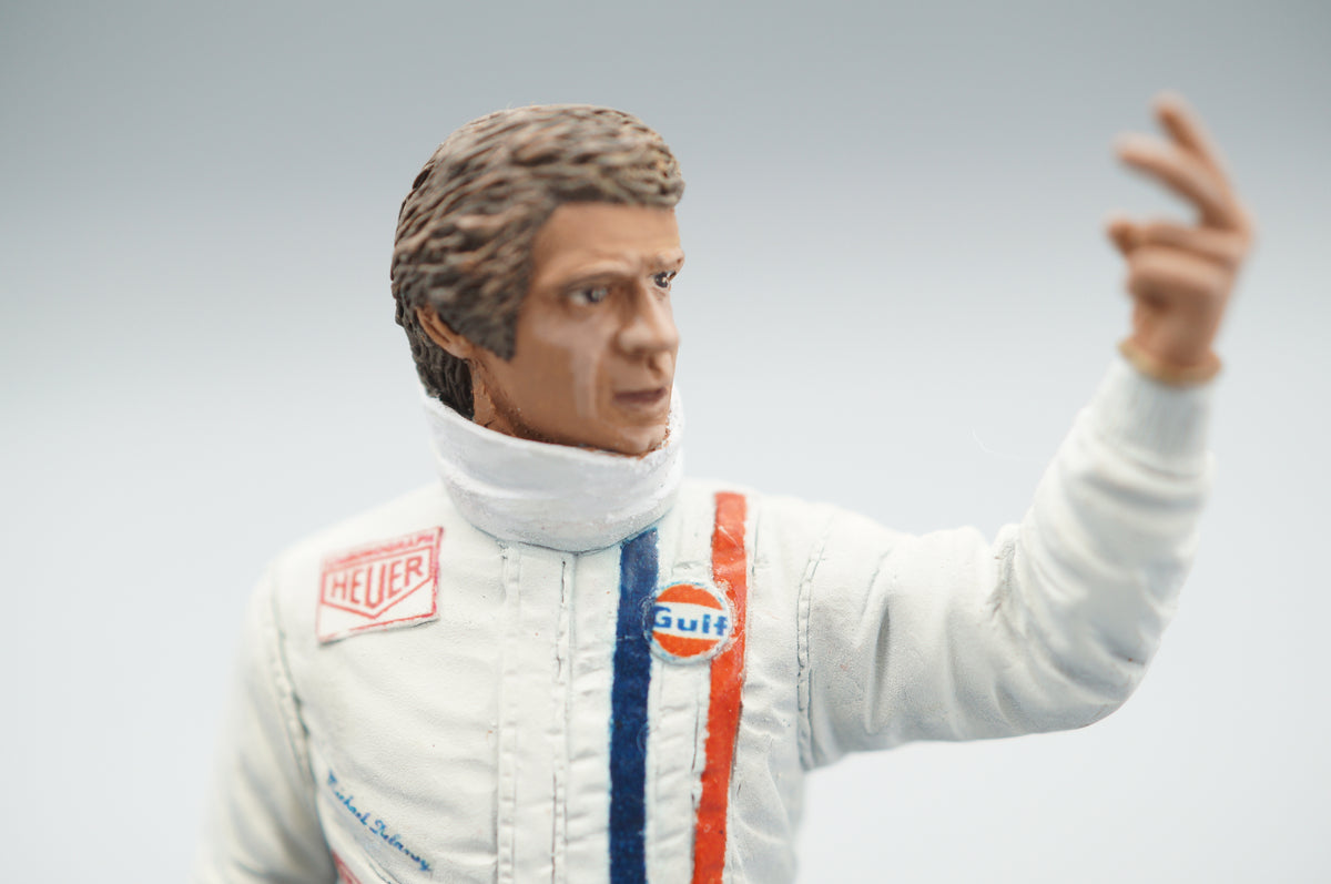 1/18 STEVE McQUEEN LE MANS von SF Scale Figures #21/60 - Handarbeit - pre-owned