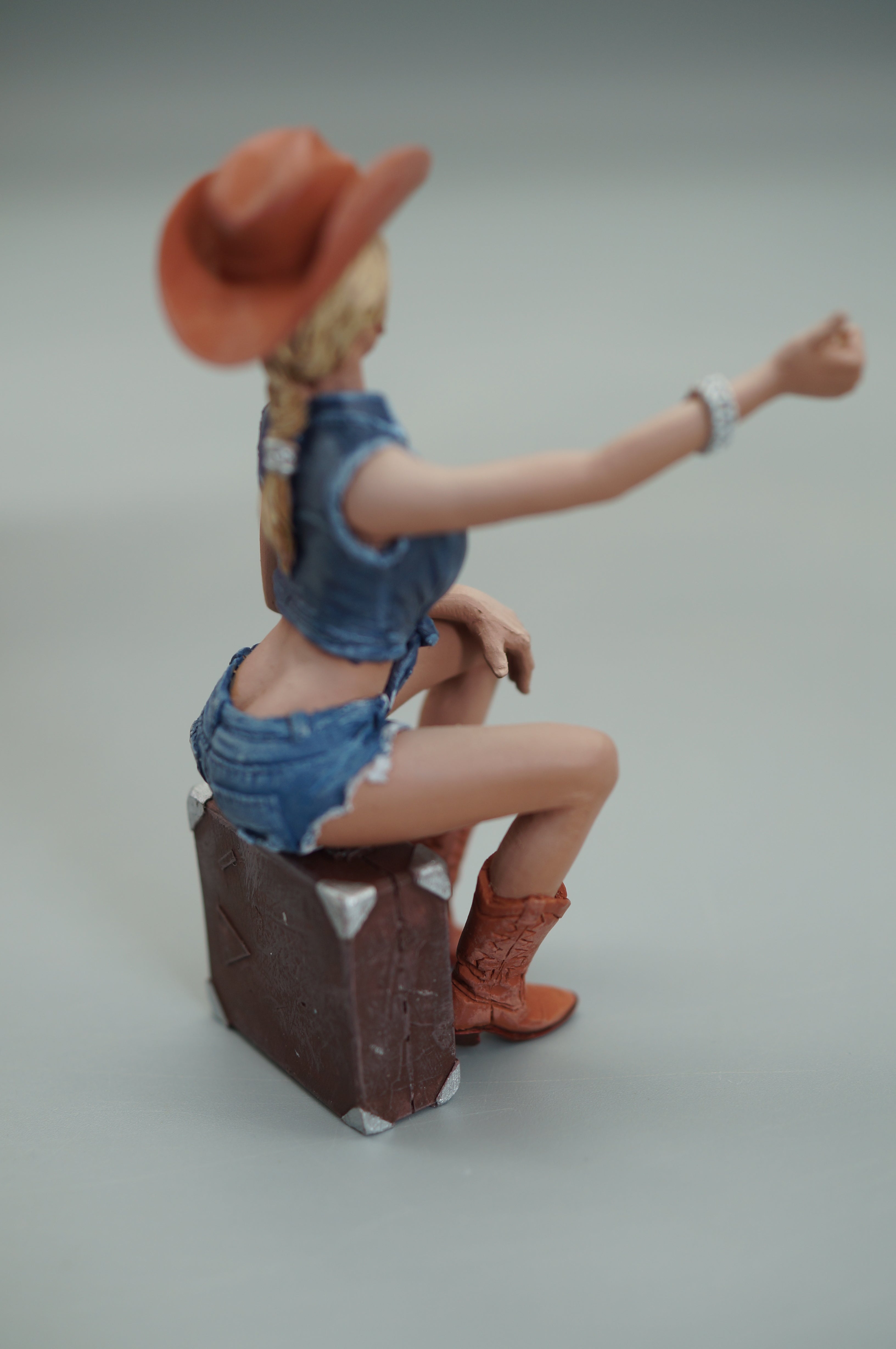1/18 Auto Stop Girl von SF Scale Figures #20/25 - Handarbeit - pre-owned
