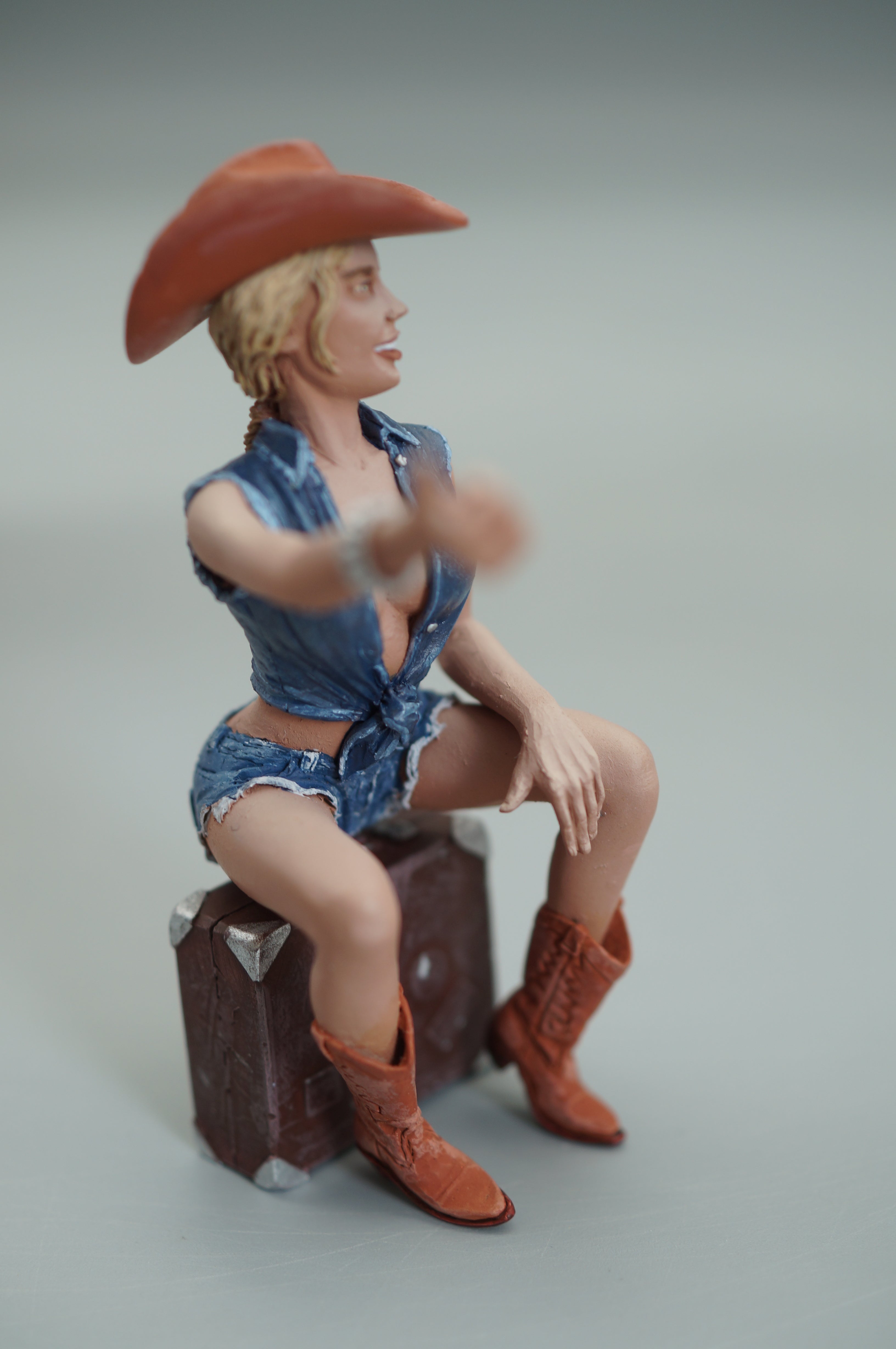 1/18 Auto Stop Girl von SF Scale Figures #20/25 - Handarbeit - pre-owned