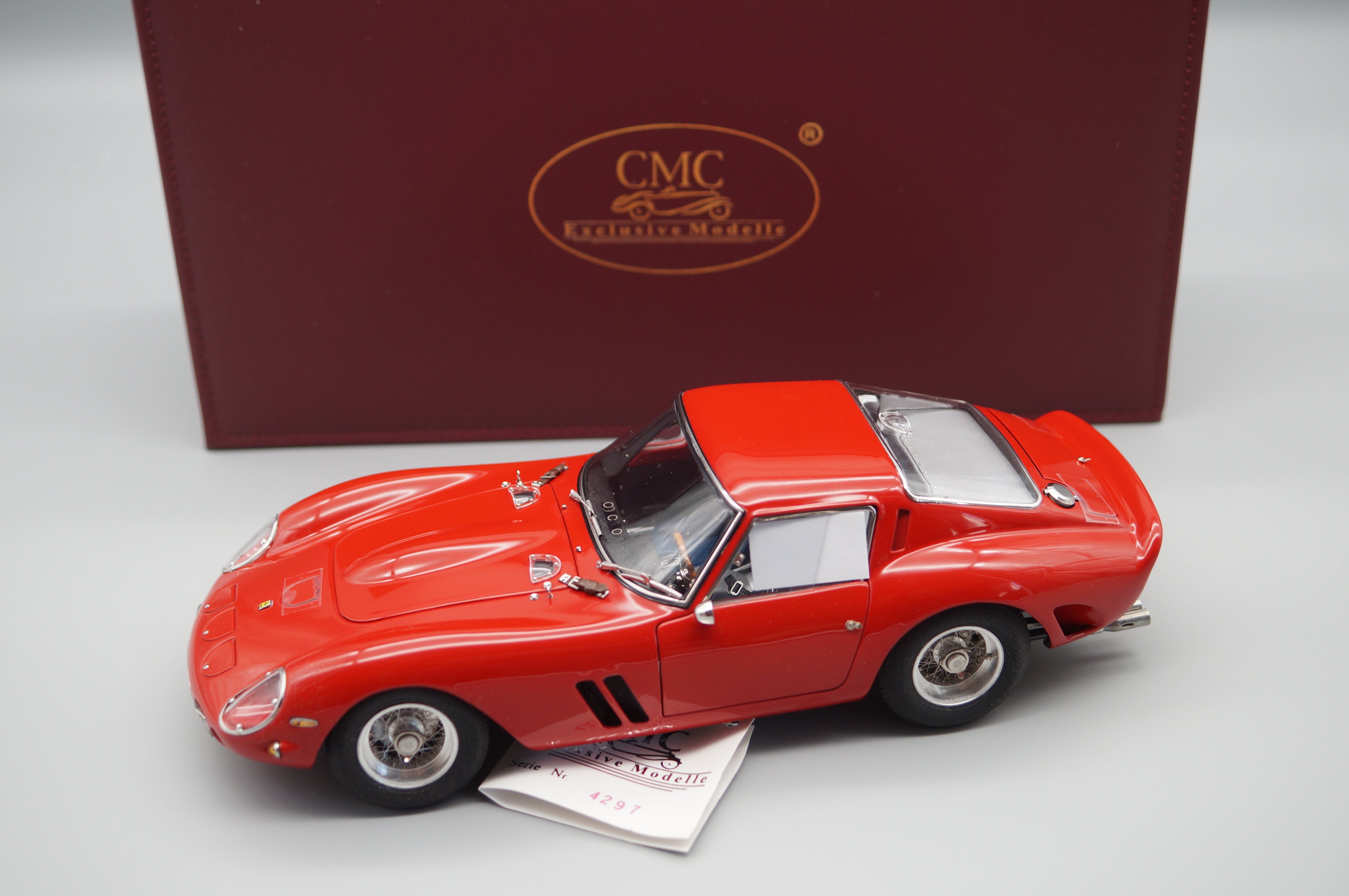 1/18 CMC Ferrari 250 GTO 1962 ROT CMC M-154 -PRE OWNED- HPRF683