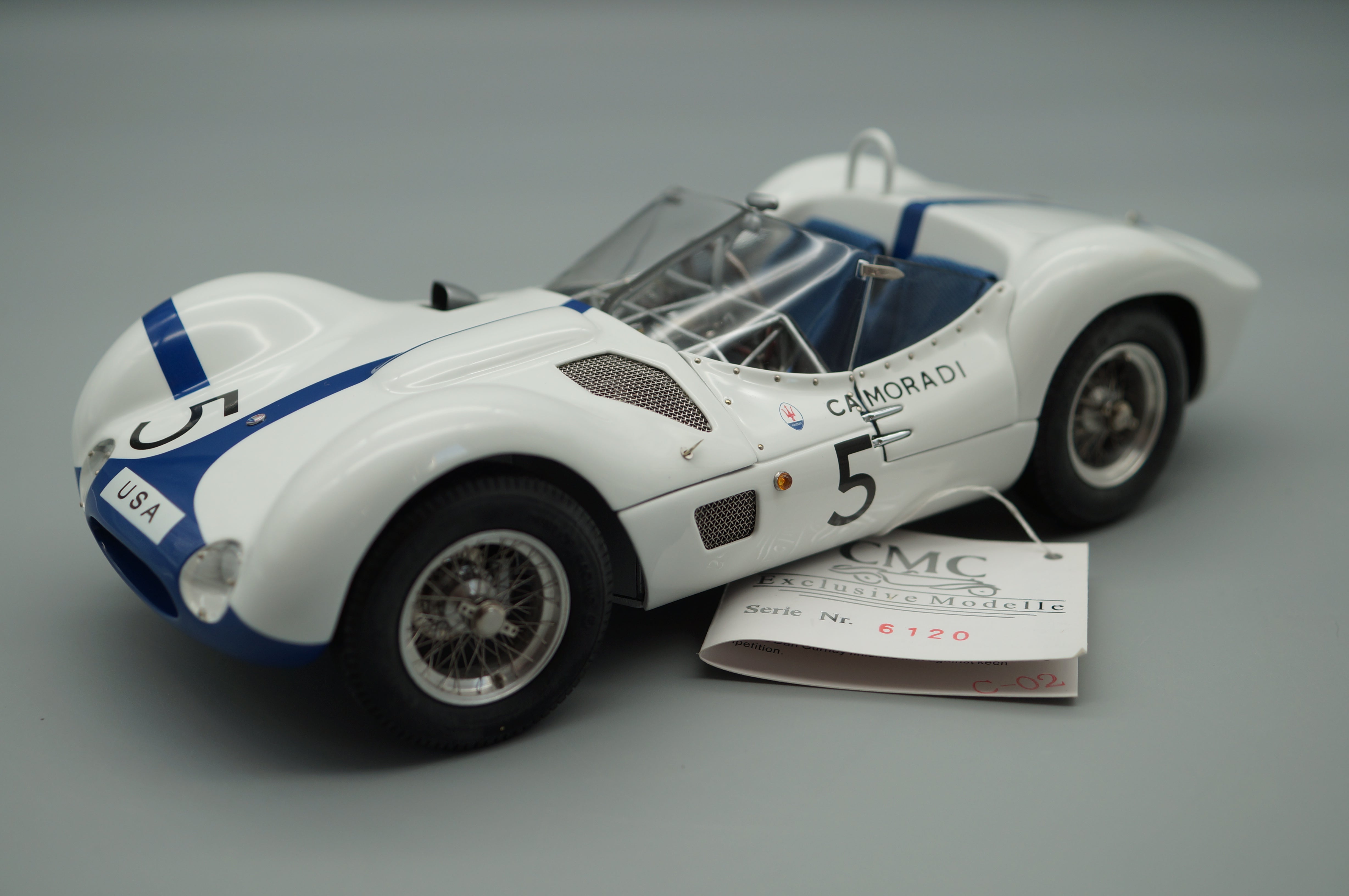 1:18 Maserati Tipo 61 Birdcage #5 CMC M-047 -pre-owned- HPRF685