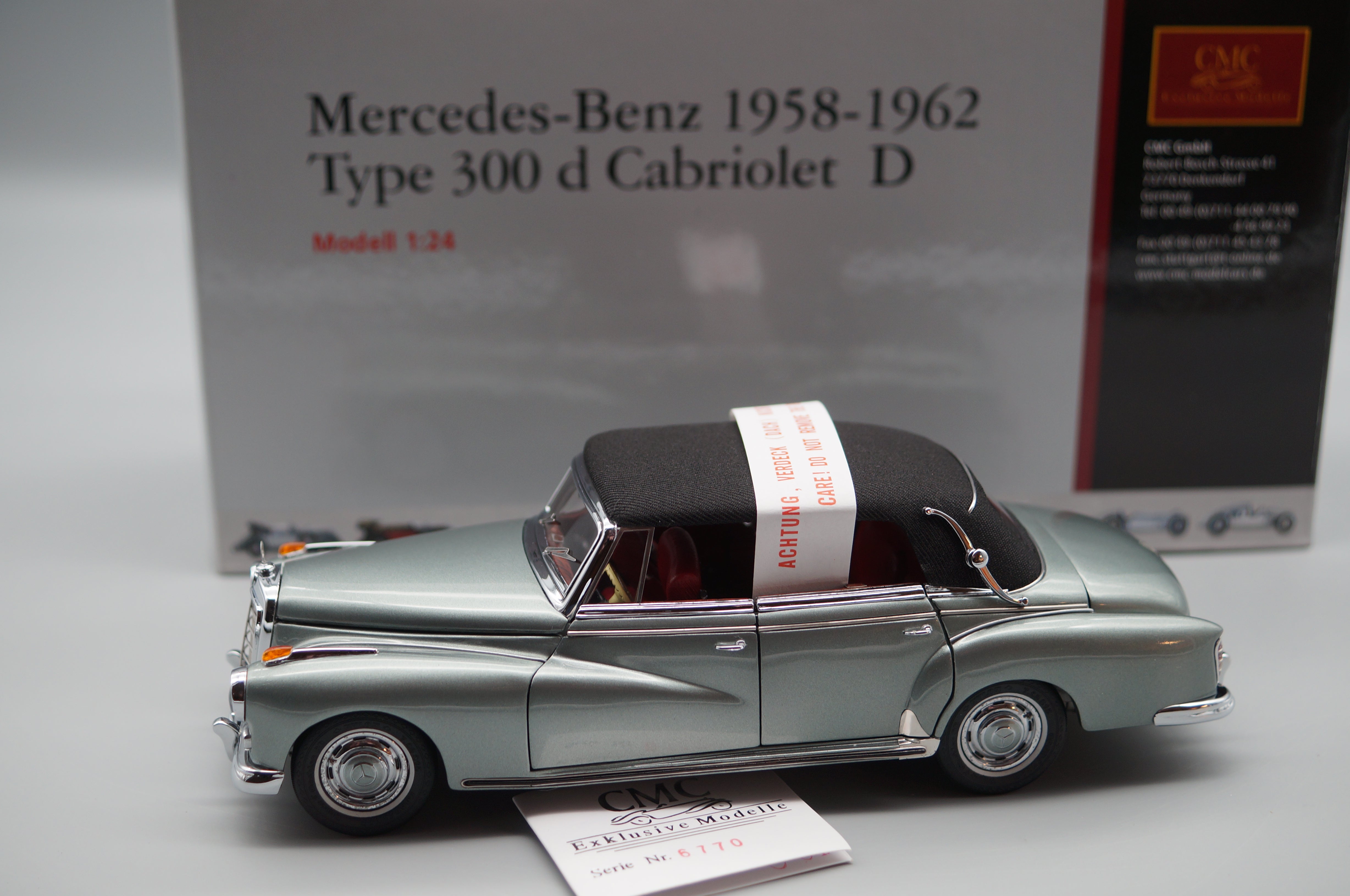 1/24 Mercedes-Benz 300d Cabriolet CMC M-026
