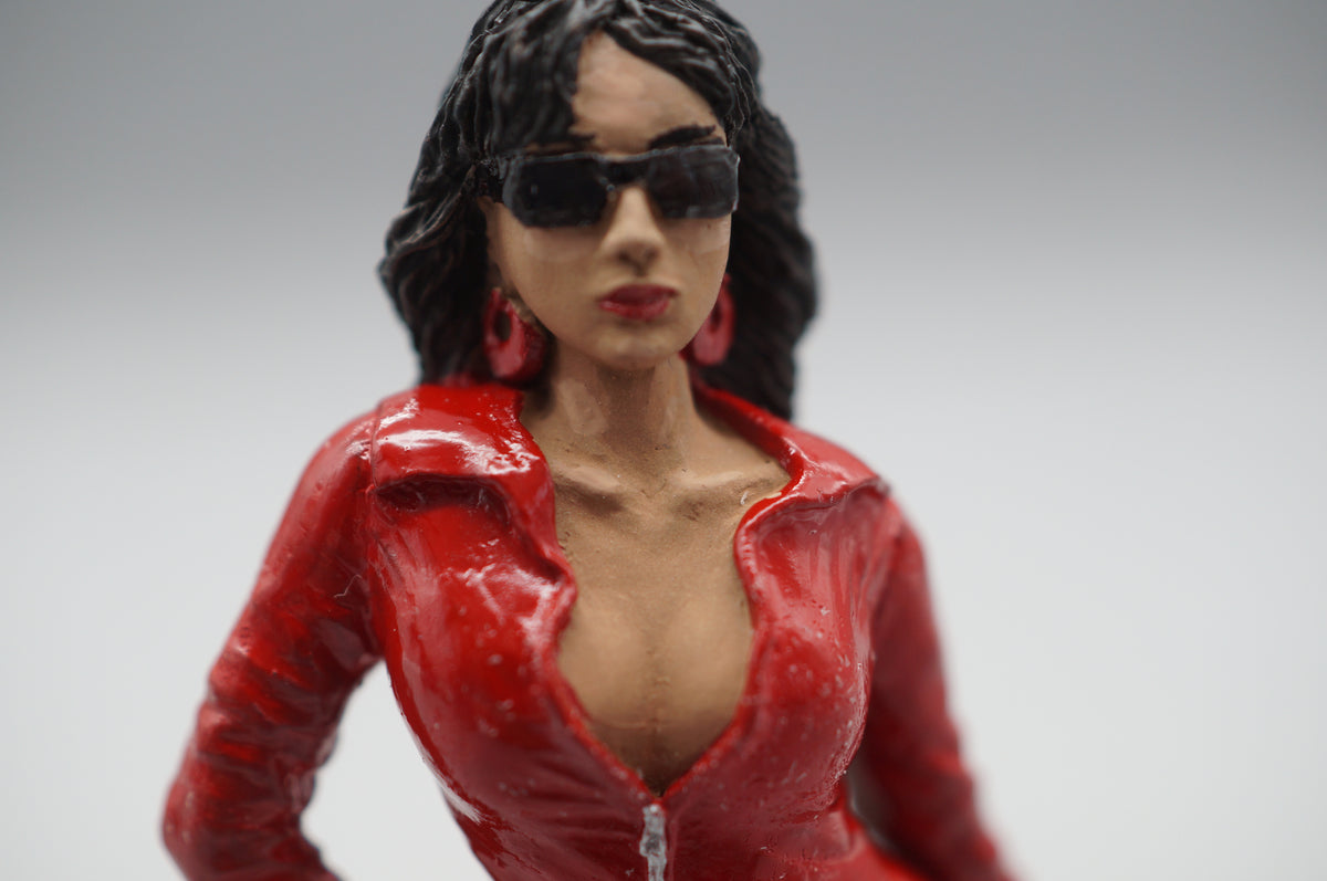 1/18 Start - Finish Girl von SF Scale Figures #09/25 oder #11/25 - Handarbeit - pre-owned
