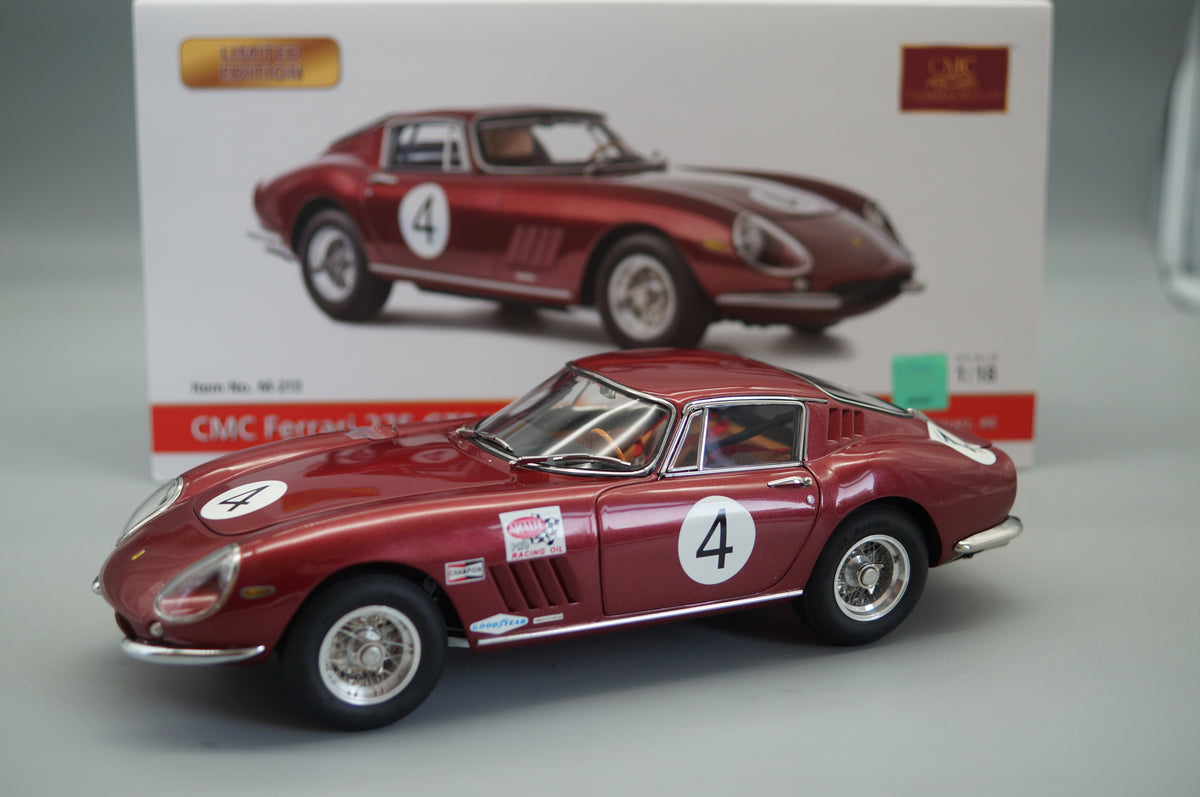 1/18 Ferrari 275 GTB/C #4 Pedro Rodriguez Chassis 09063 from 1966 ruby red #0214/1000 CMC M-213 -pre-owned