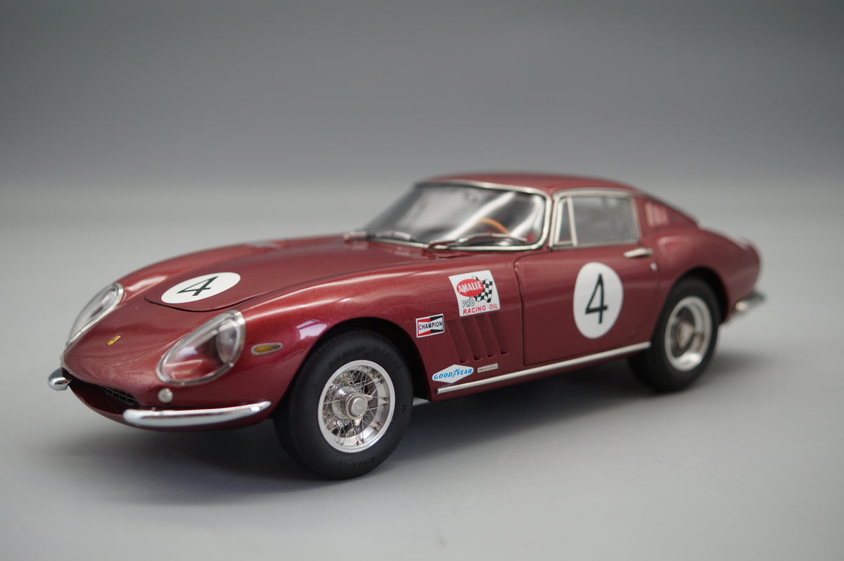 1/18 Ferrari 275 GTB/C #4 Pedro Rodriguez Chassis 09063 from 1966 ruby red #0214/1000 CMC M-213 -pre-owned