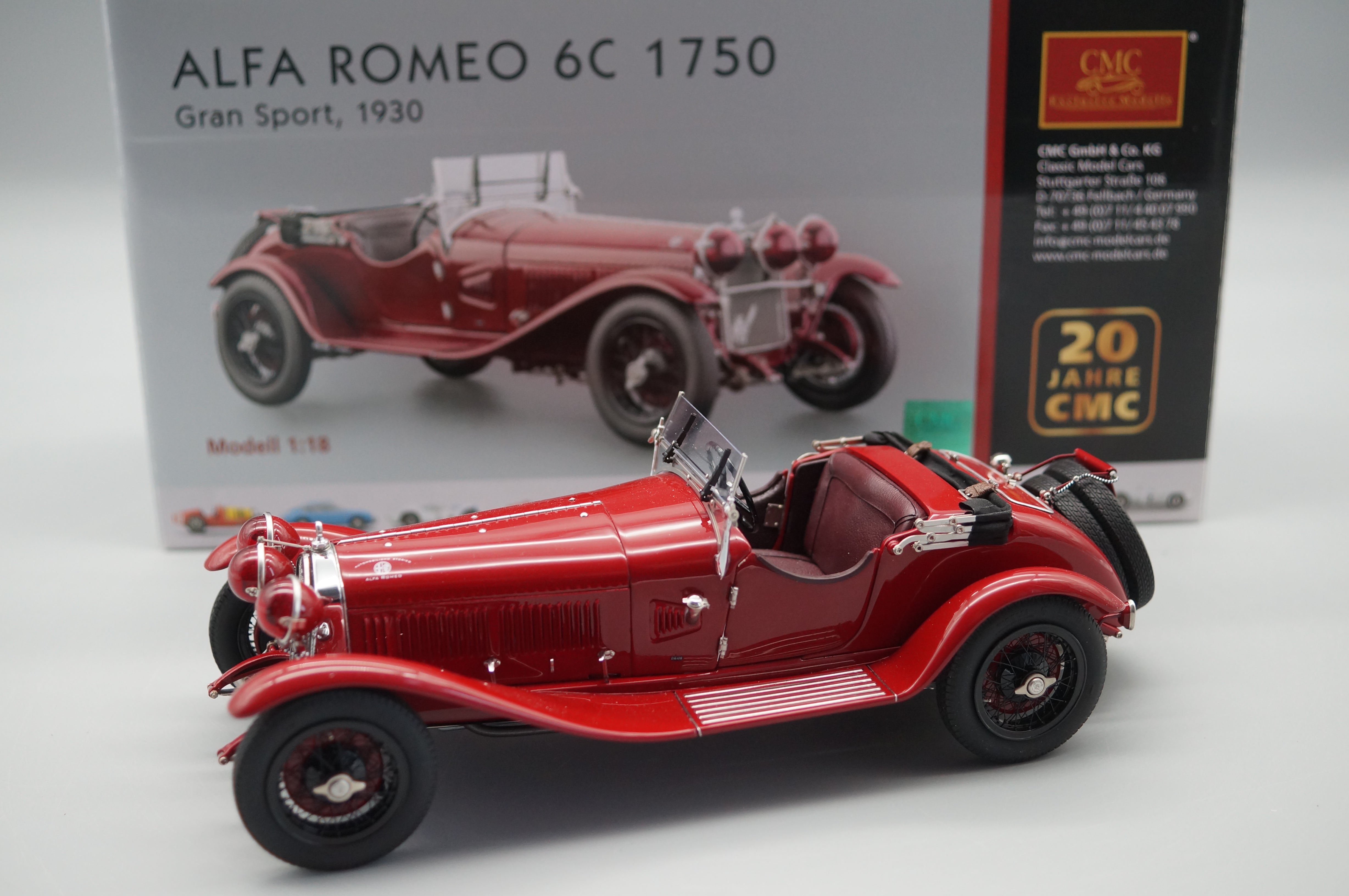1/18 Alfa Romeo 6C 1750 GS 1930 #0152 CMC M-138 -pre-owned