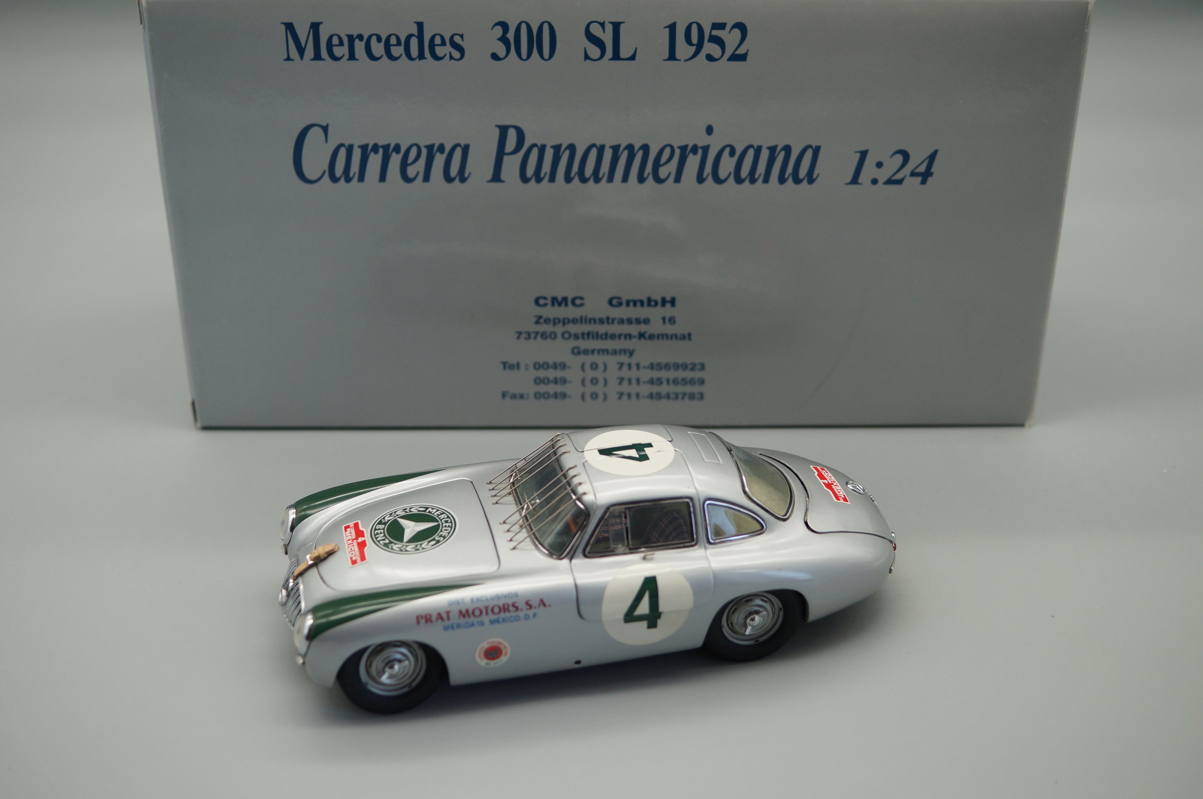 1/24 Mercedes-Benz 300SL #4 Panamericana #1960 CMC M-017 -pre-owned
