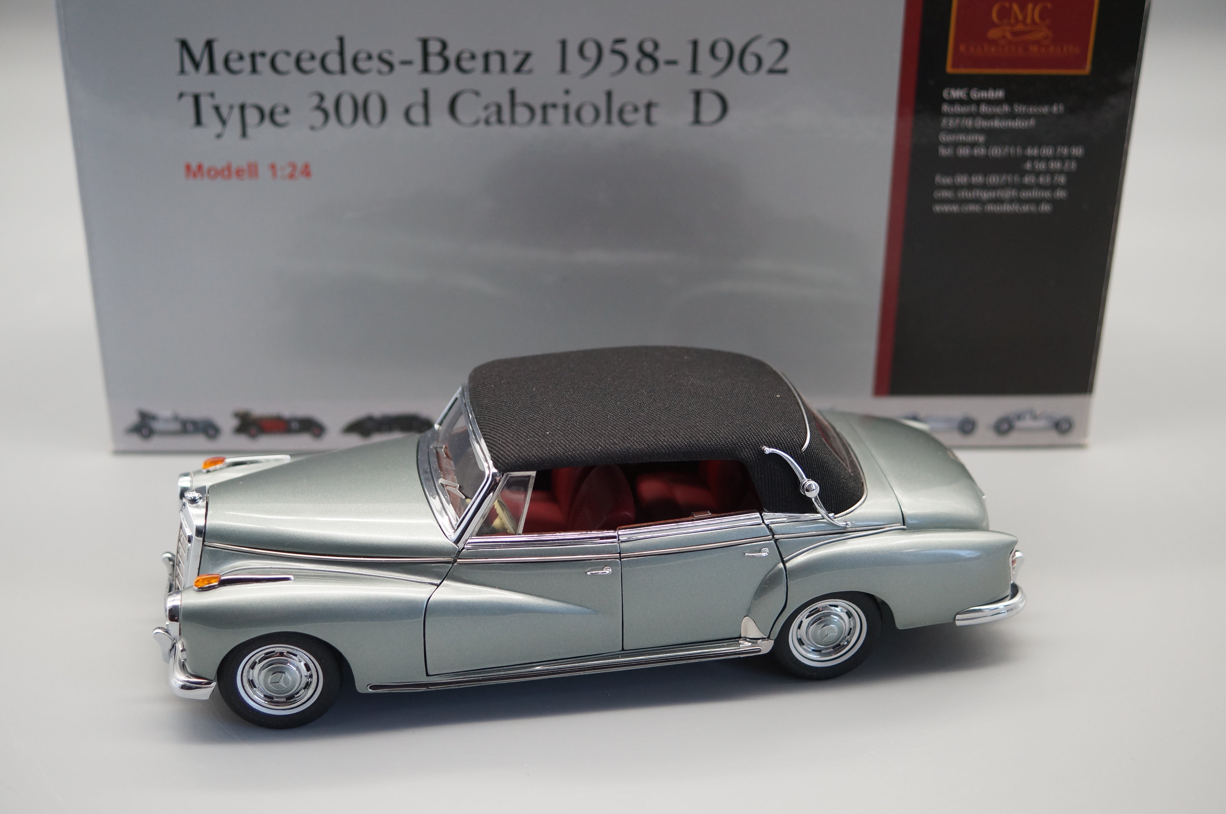 1/24 Mercedes-Benz 300d Adenauer Cabriolet #4788 CMC M-026 -pre-owned