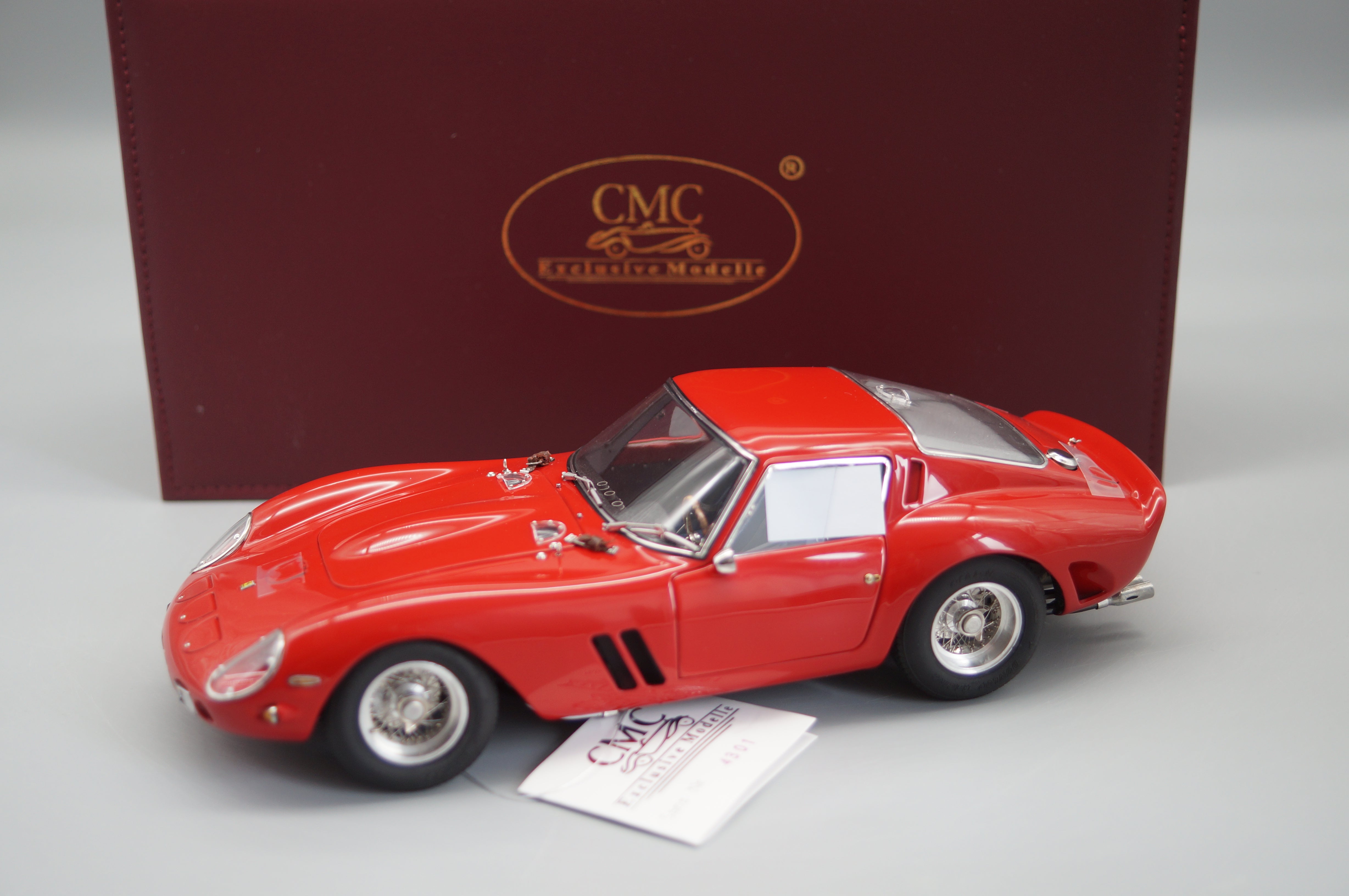 1/18 CMC Ferrari 250 GTO 1962 ROT LHD #4301 CMC M-154 -PRE OWNED