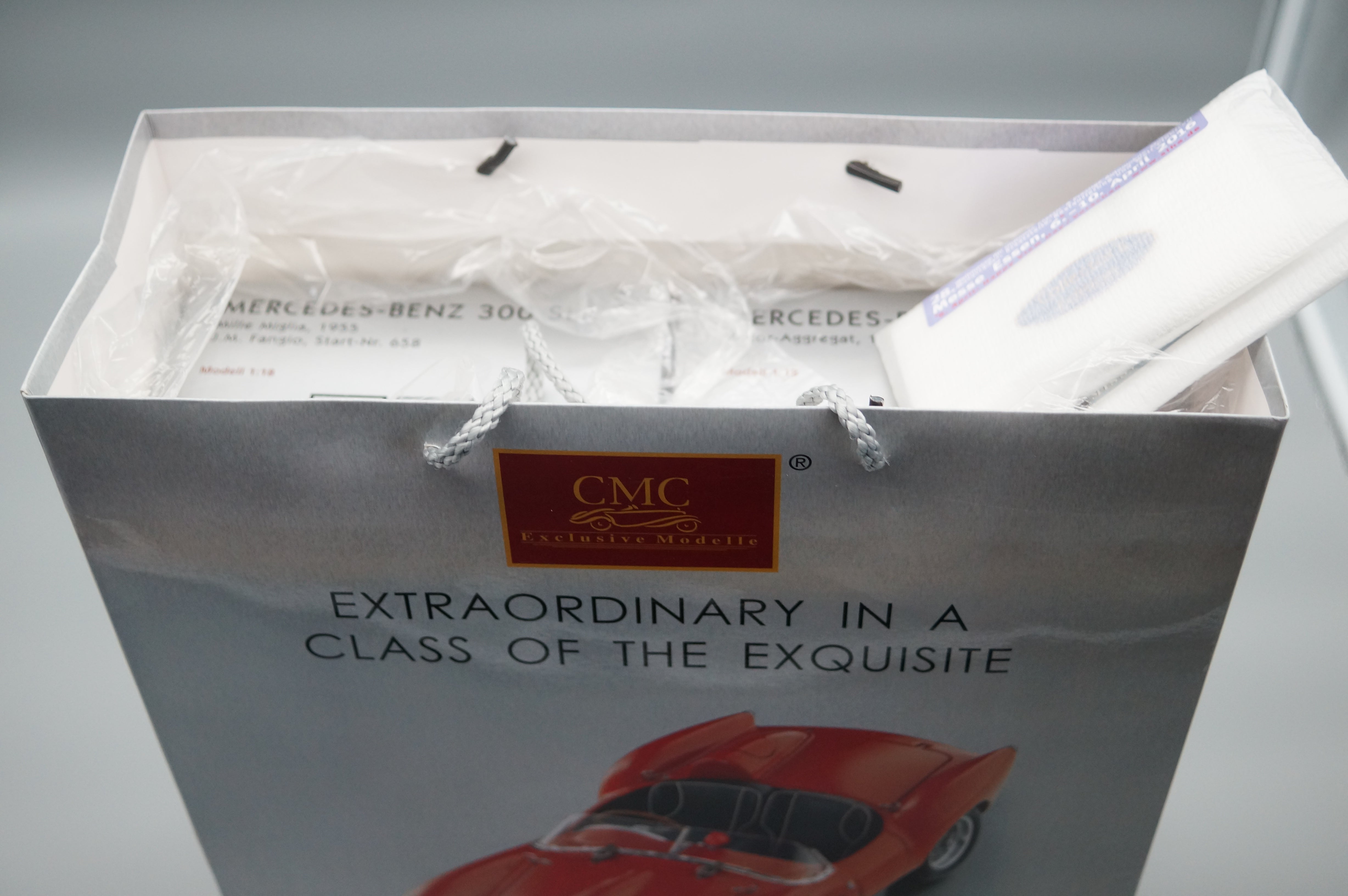 1:18 CMC Mercedes-Benz 300 SLR Techno Classica 2016 S.I.H.A. Show Mille Miglia M-117A #001/150