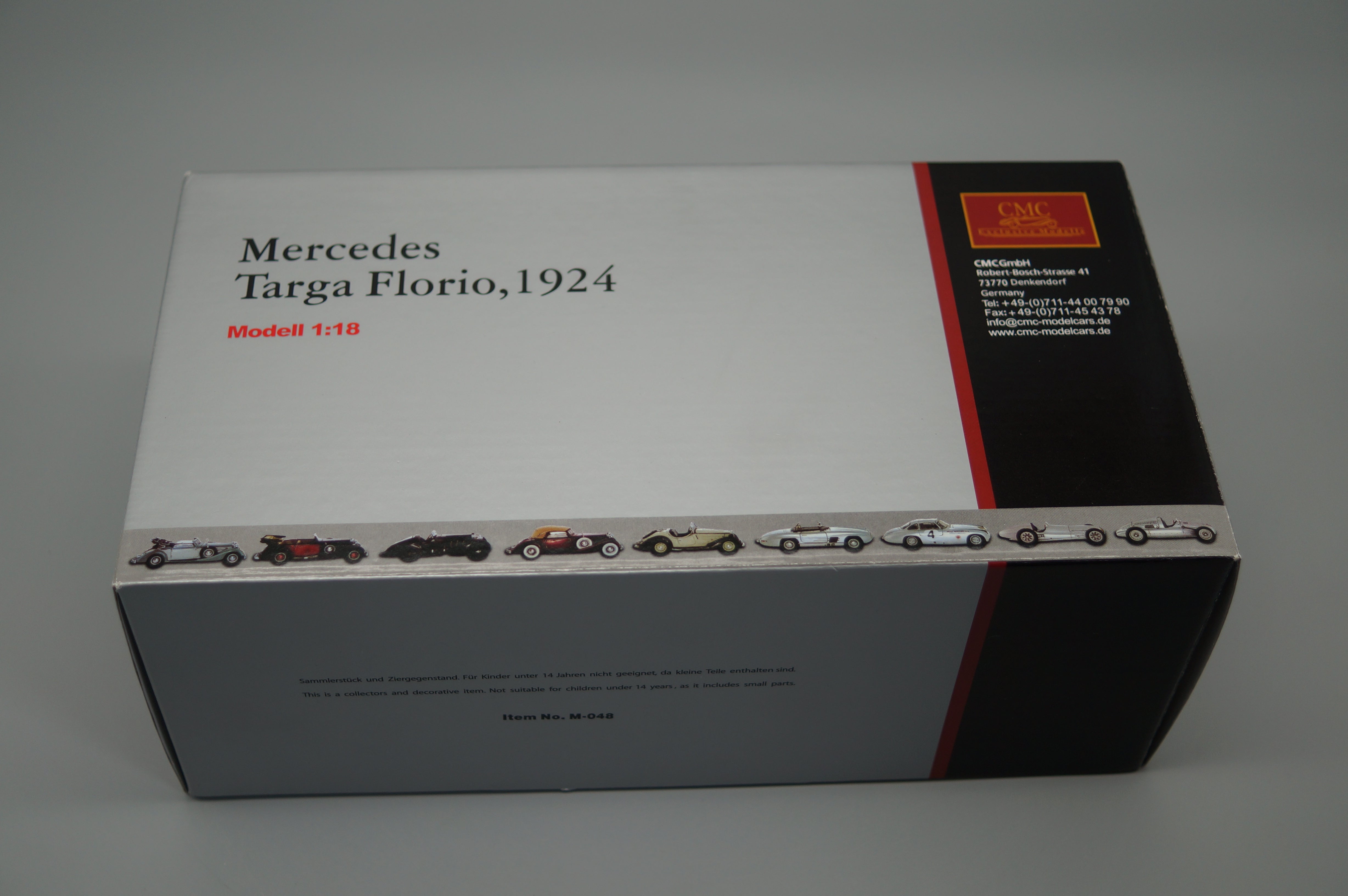 1/18 Mercedes Targa Florio 1924 Christian Werner / Karl Sailer #10022 CMC M-048 -pre-owned