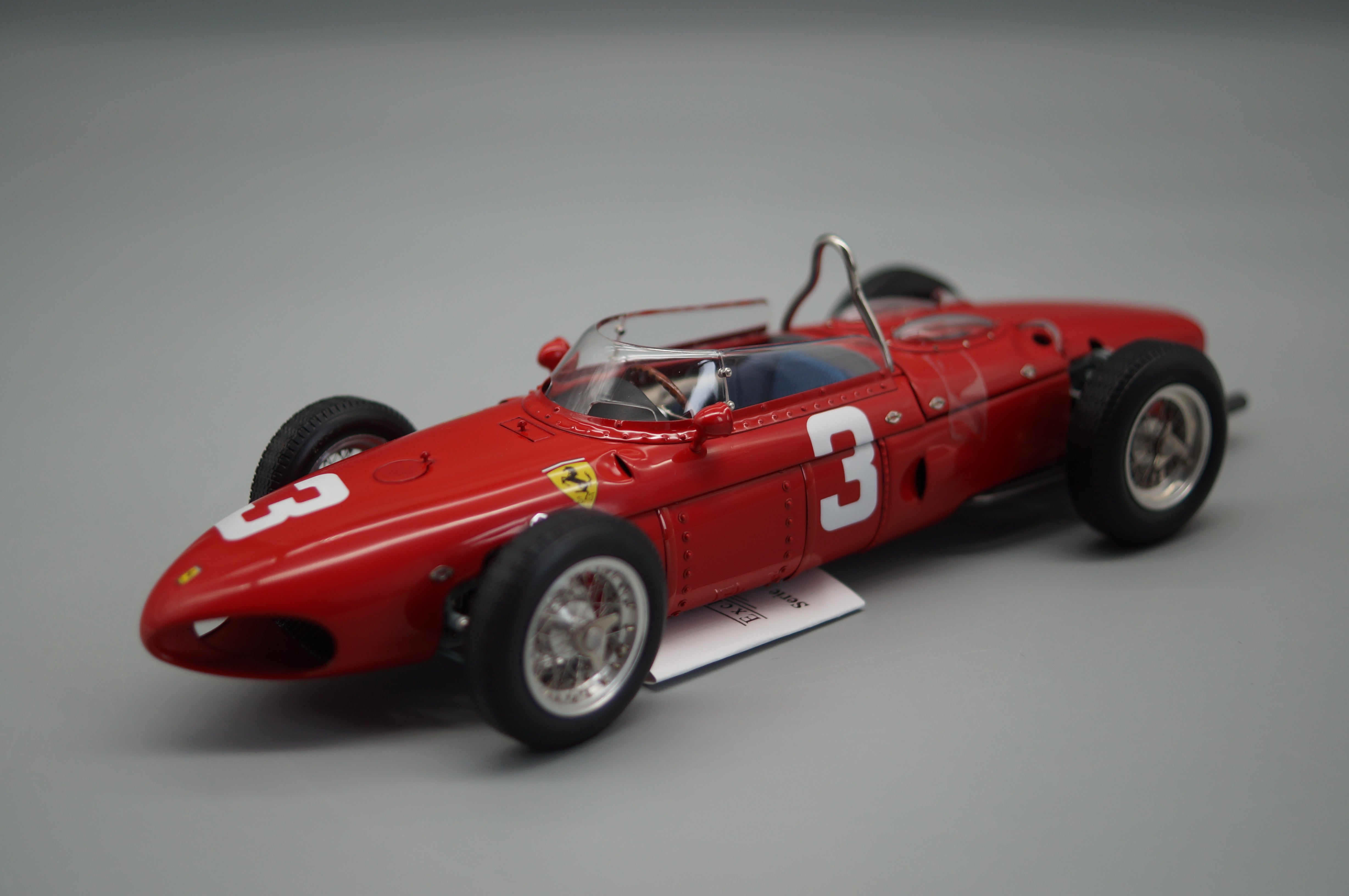 1/18 Ferrari 156 F1 'Sharknose' #3 von Trips Nurburgring #2614/6000 CMC M-069 -pre-owned