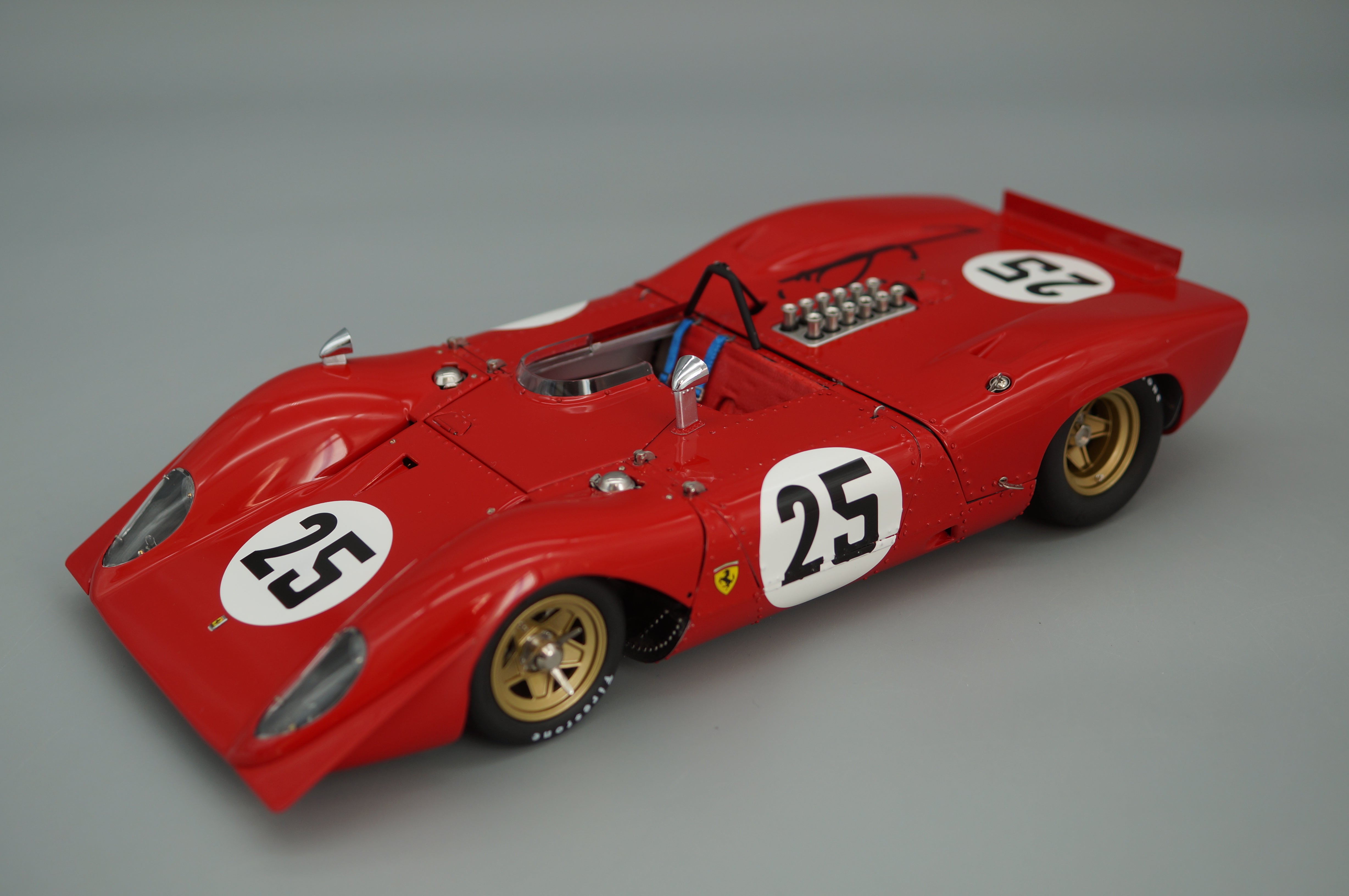 1/18 Ferrari 312P Spyder #25 Mario Andretti Signature Edition #156/325 CMC M-123 - pre-owned