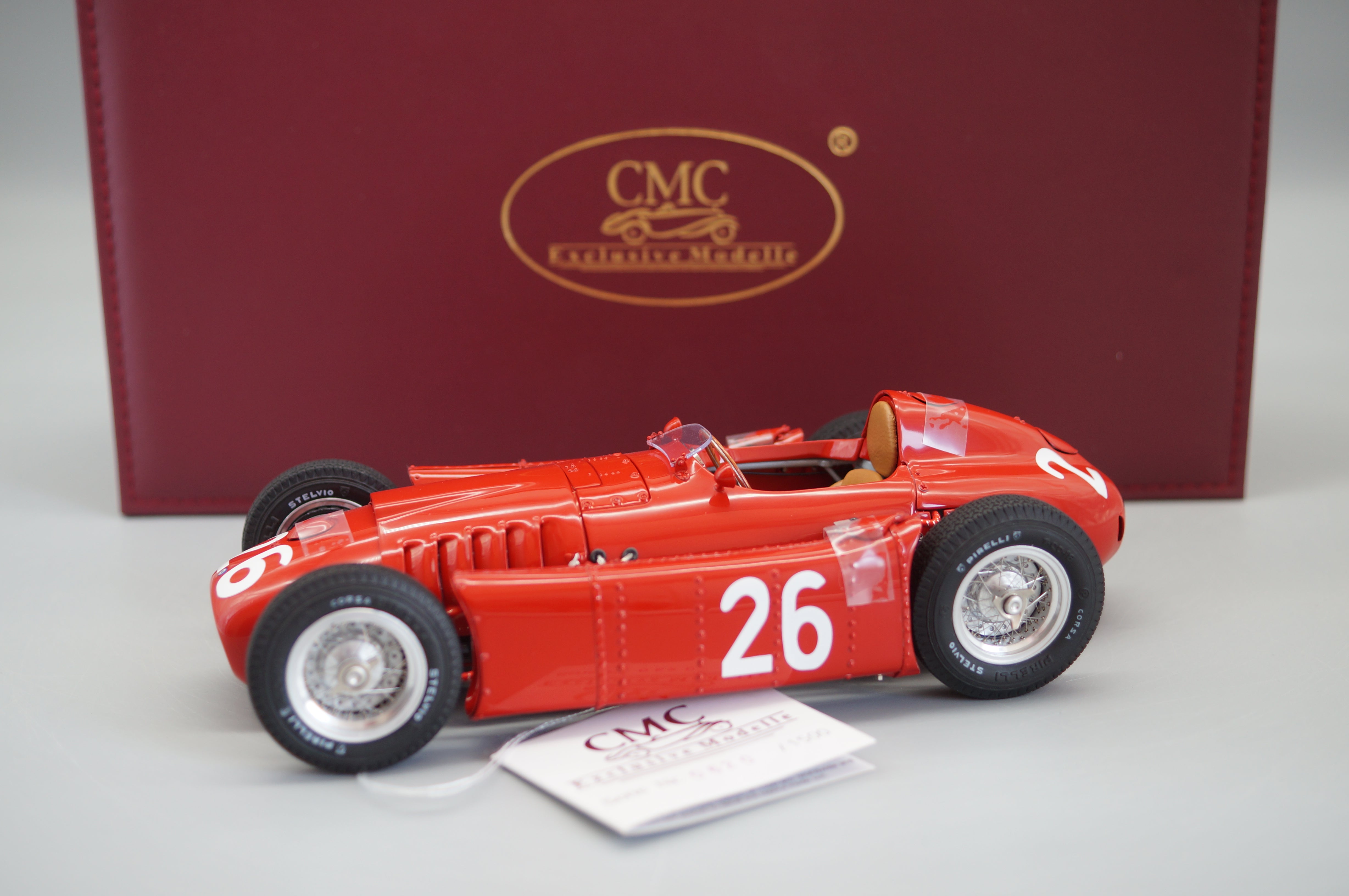 1/18 LANCIA D50 #26 GP Monaco 1955 Alberto ASCARI #0620/1500 CMC M-176 -pre-owned
