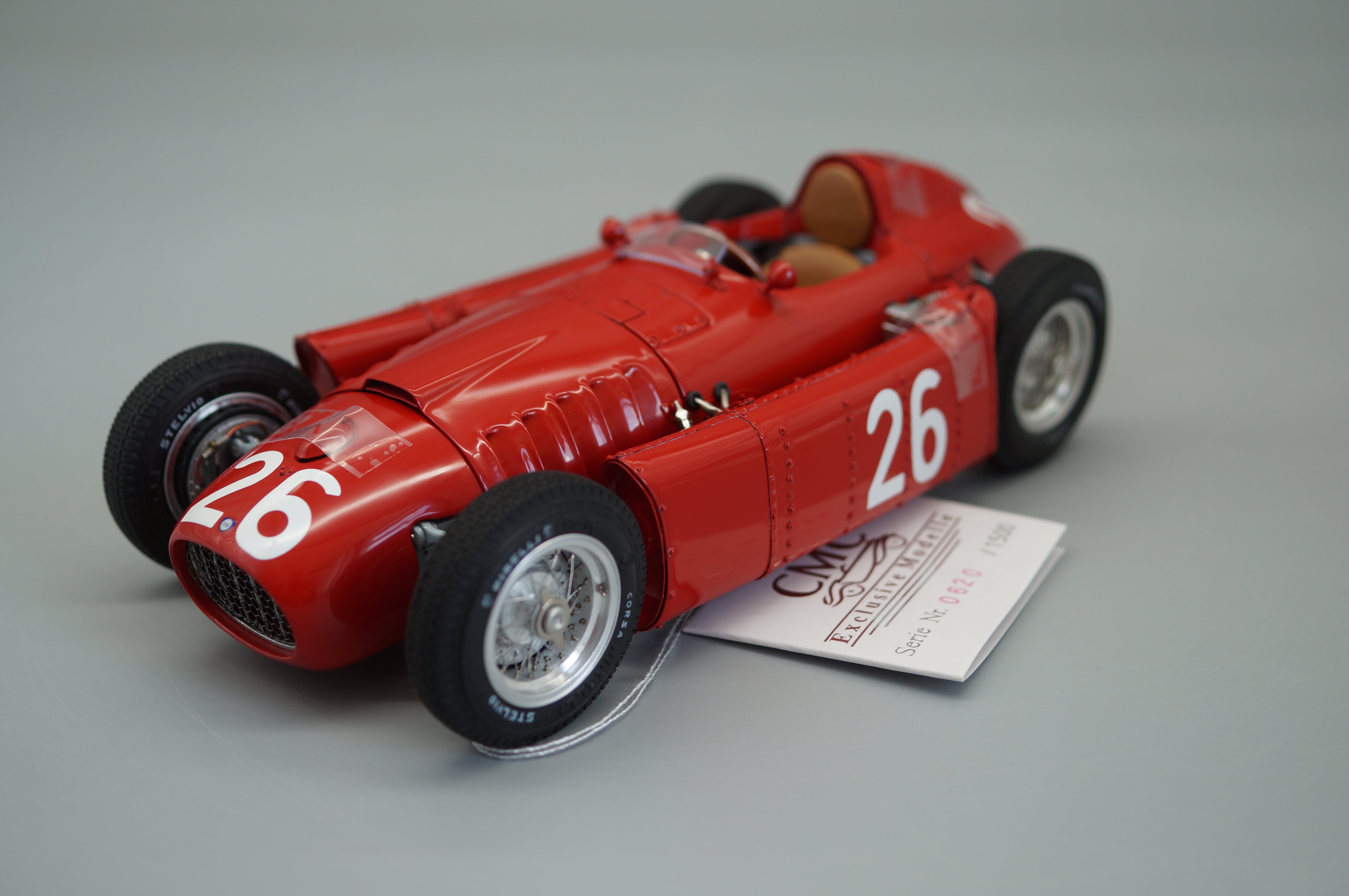 1/18 LANCIA D50 #26 GP Monaco 1955 Alberto ASCARI #0620/1500 CMC M-176 -pre-owned
