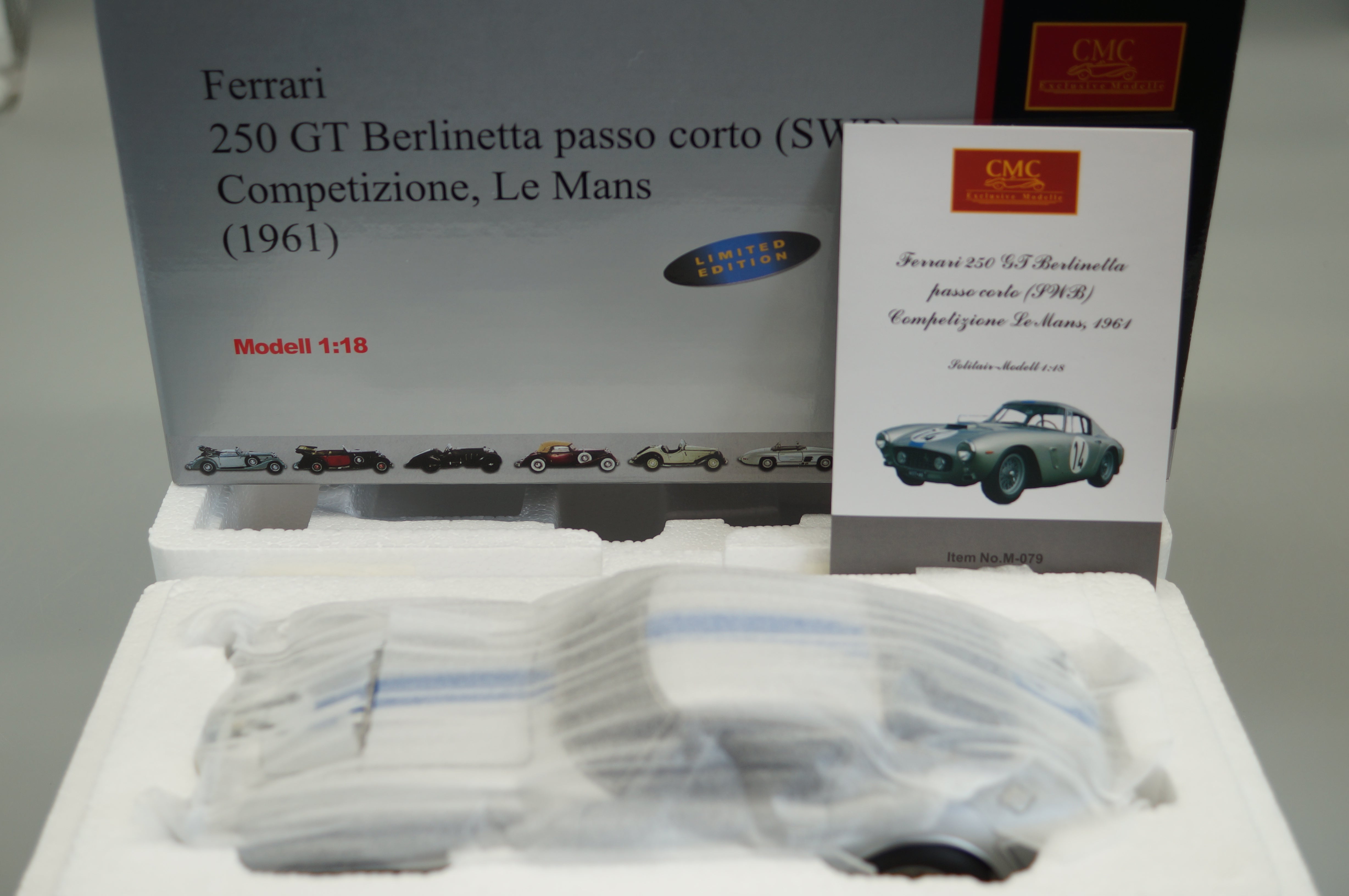 Ferrari 250 GT SWB Competizione #14 24H Le Mans 1961 #2521/7000 CMC M-079 -pre-owned