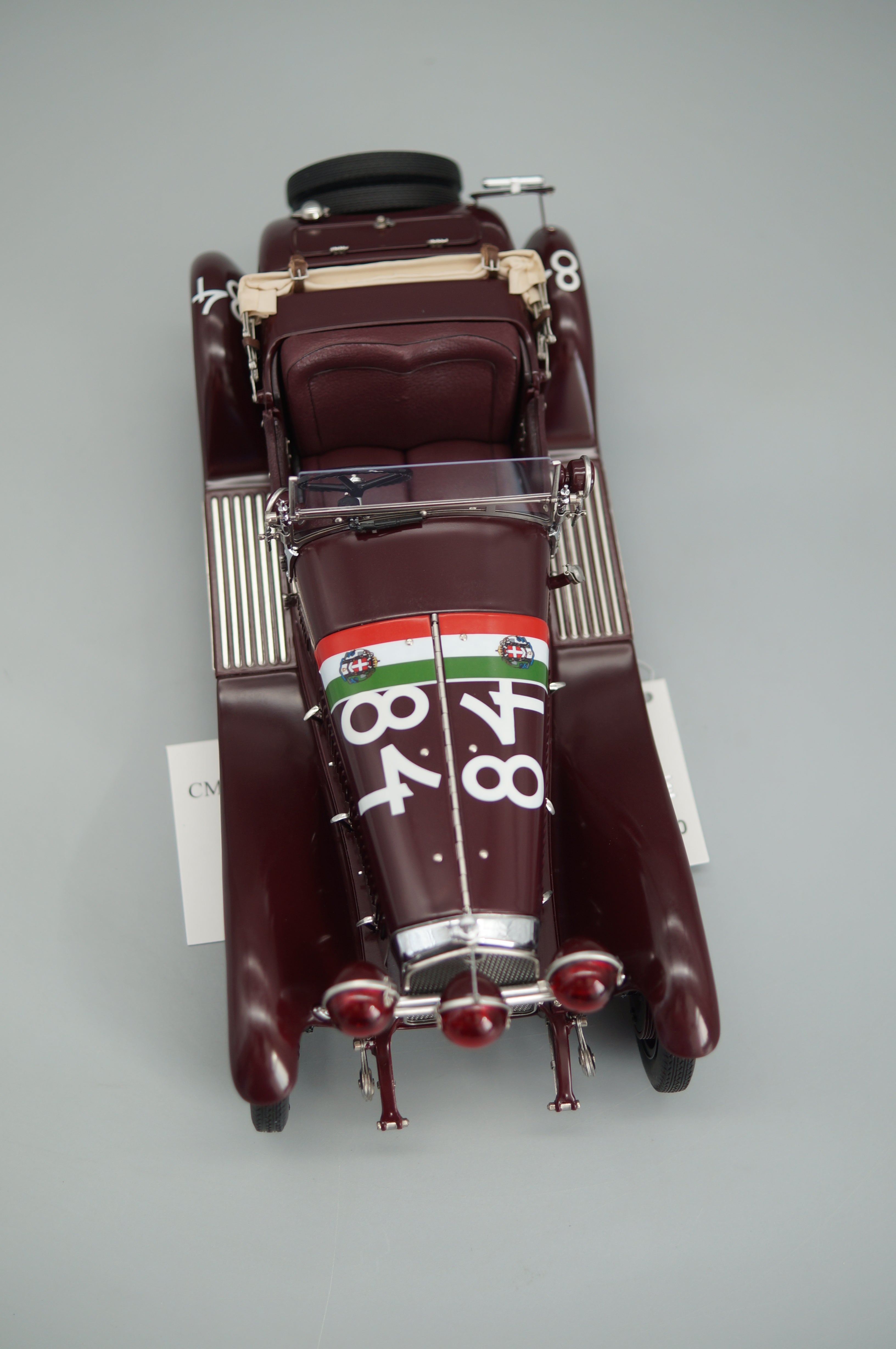1/18 Alfa Romeo 6C 1750 GS Mille Miglia #84 Tazio Nuvolari #669/2000 CMC M-141 -pre-owned-