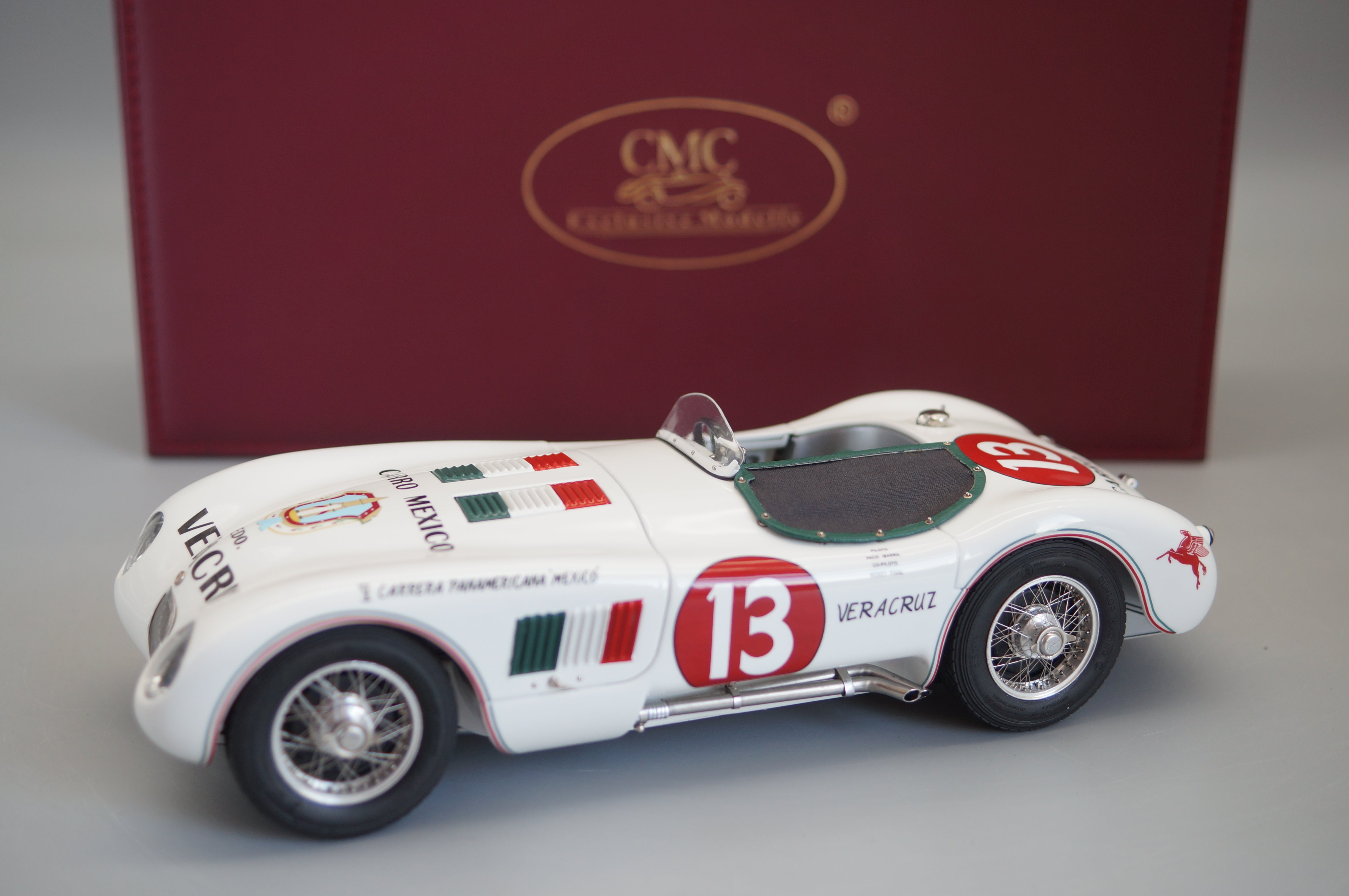 Jaguar C-Type #13 Panamericana 1953/54 Ibarra/Pinal #304/500 CMC M-196 - aus Vorbesitz
