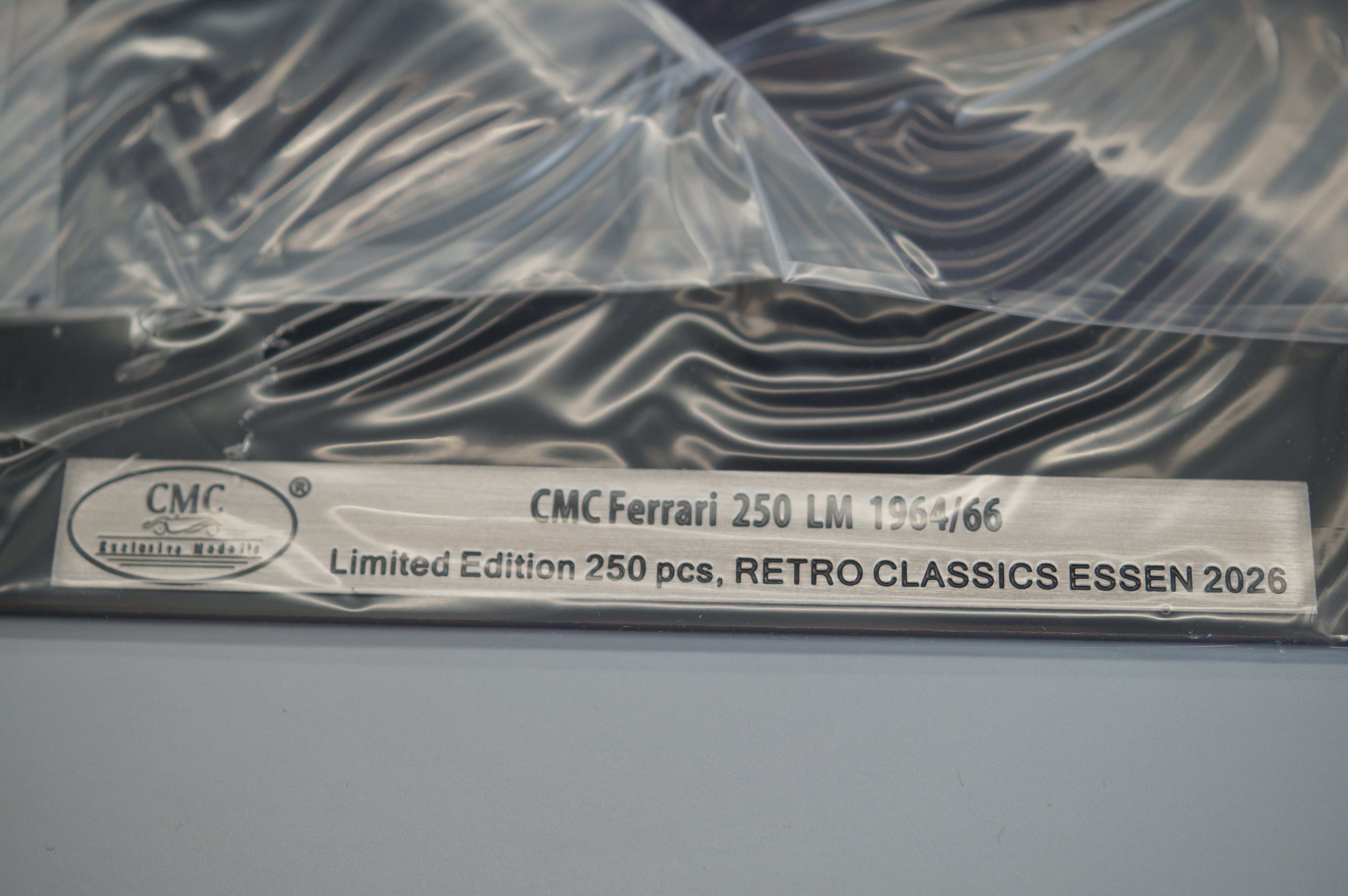 1/18 Ferrari 250 LM Special Edition Retro Classics Essen 2026 Clear Finish CMC M-297
