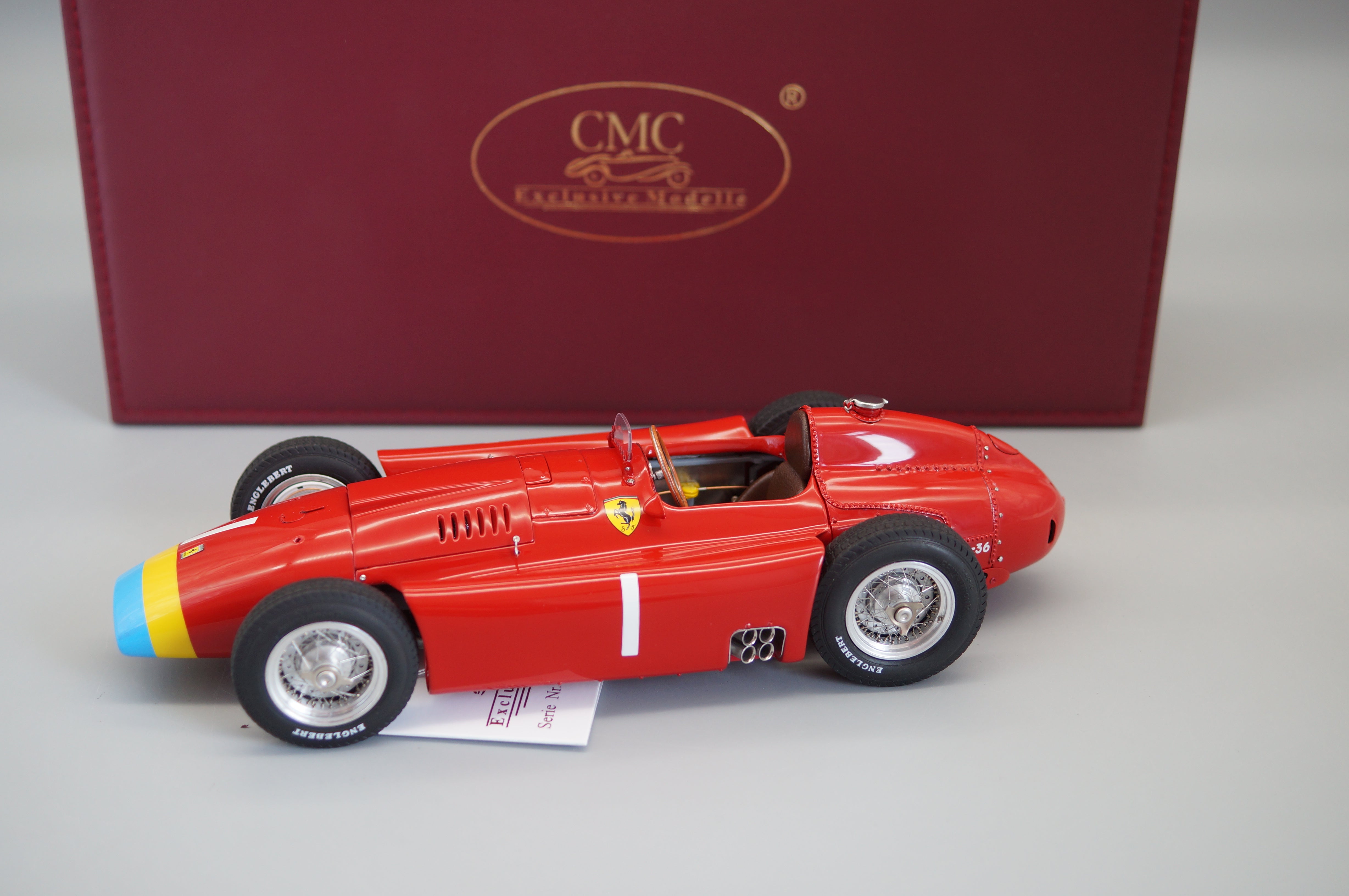 1/18 Ferrari D50 Long Nose #1 Fangio GP Germany #1090/1500 CMC M-181 -pre-owned
