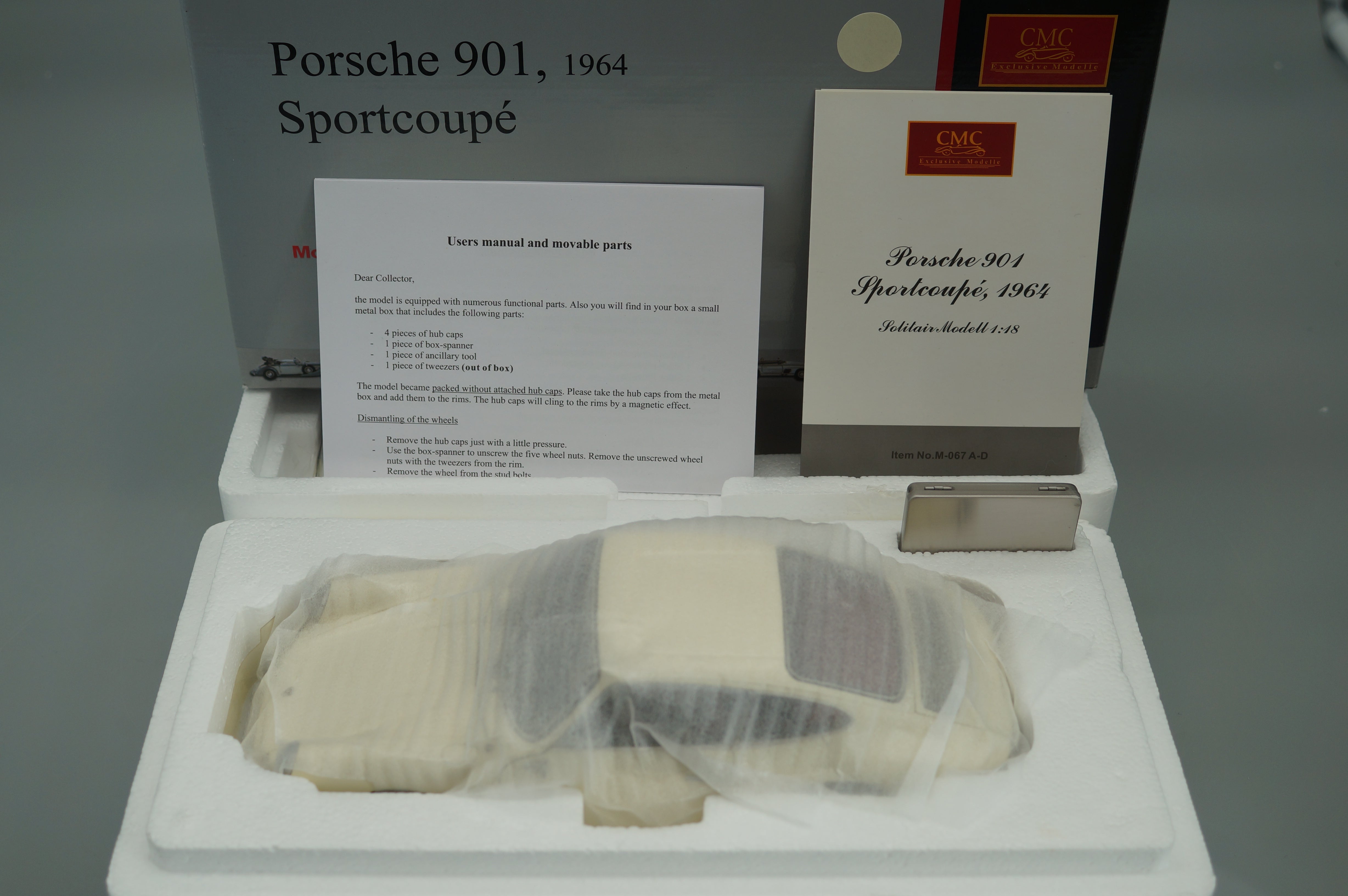1/18 Porsche 901 Coupe Beige #1150 CMC M-067C -pre-owned