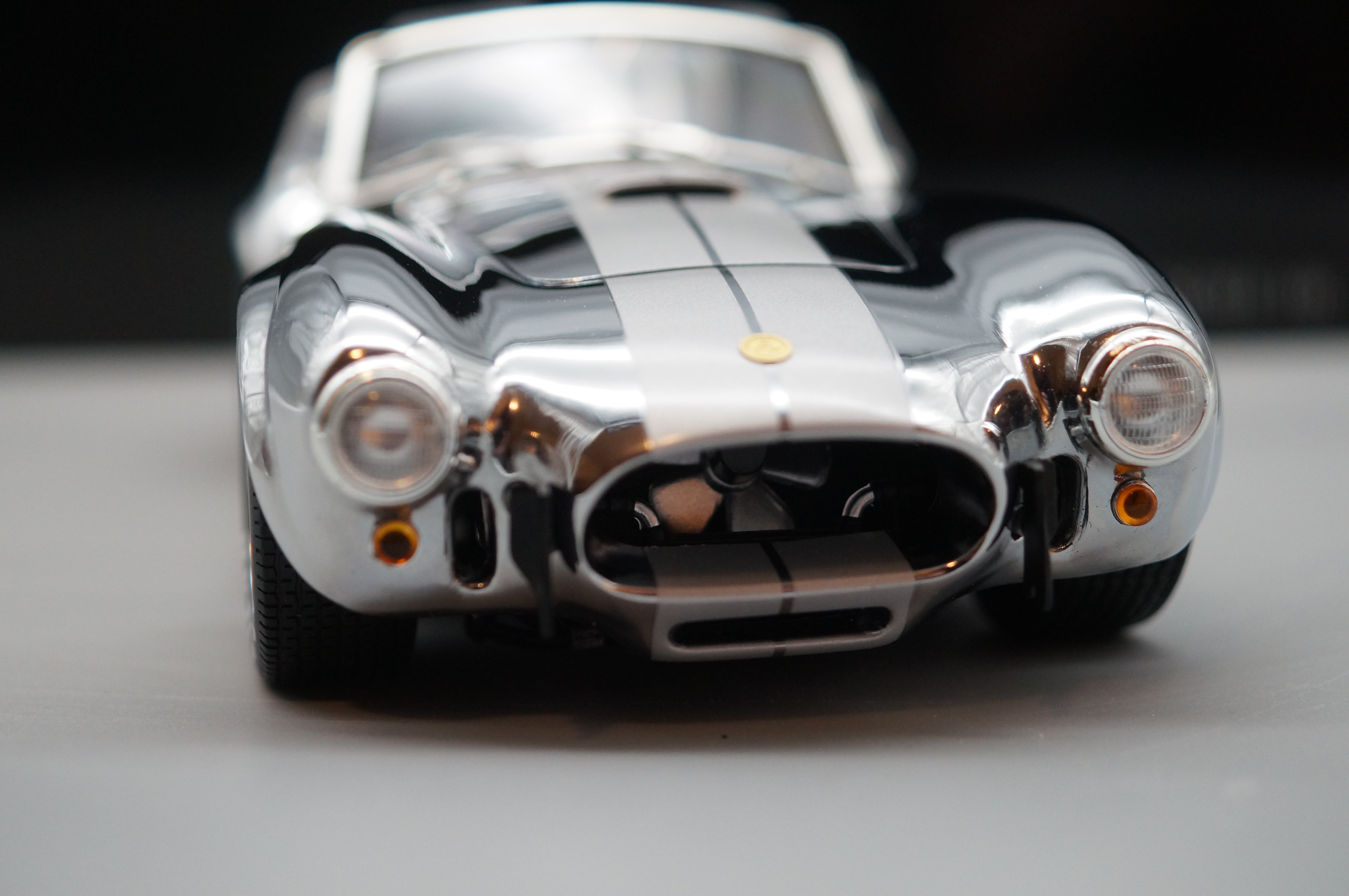 1/18 Kyosho SHELBY Cobra 427 S/C CHROME Edition No. 08047CP