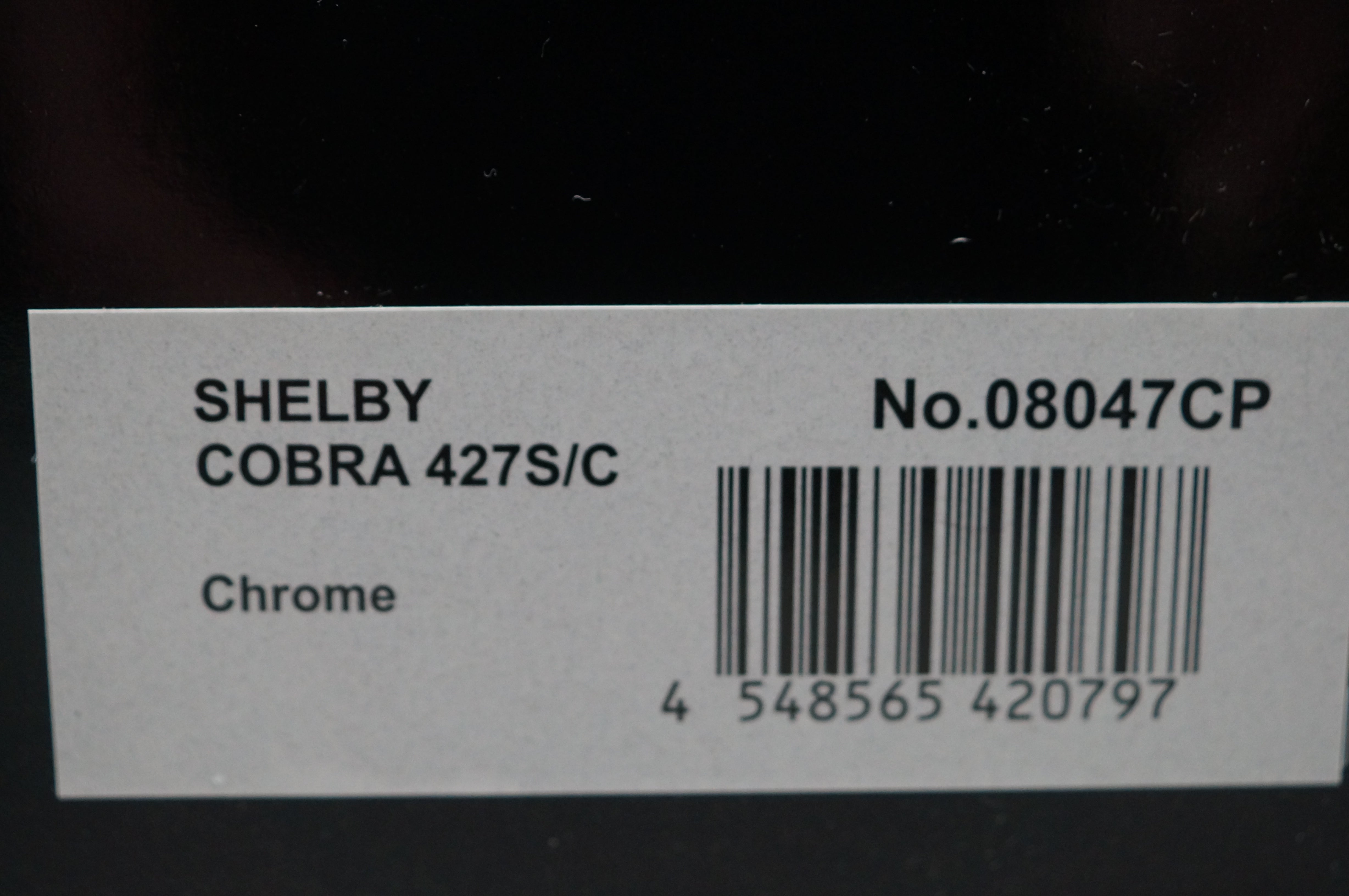 1/18 Kyosho SHELBY Cobra 427 S/C CHROME Edition No. 08047CP