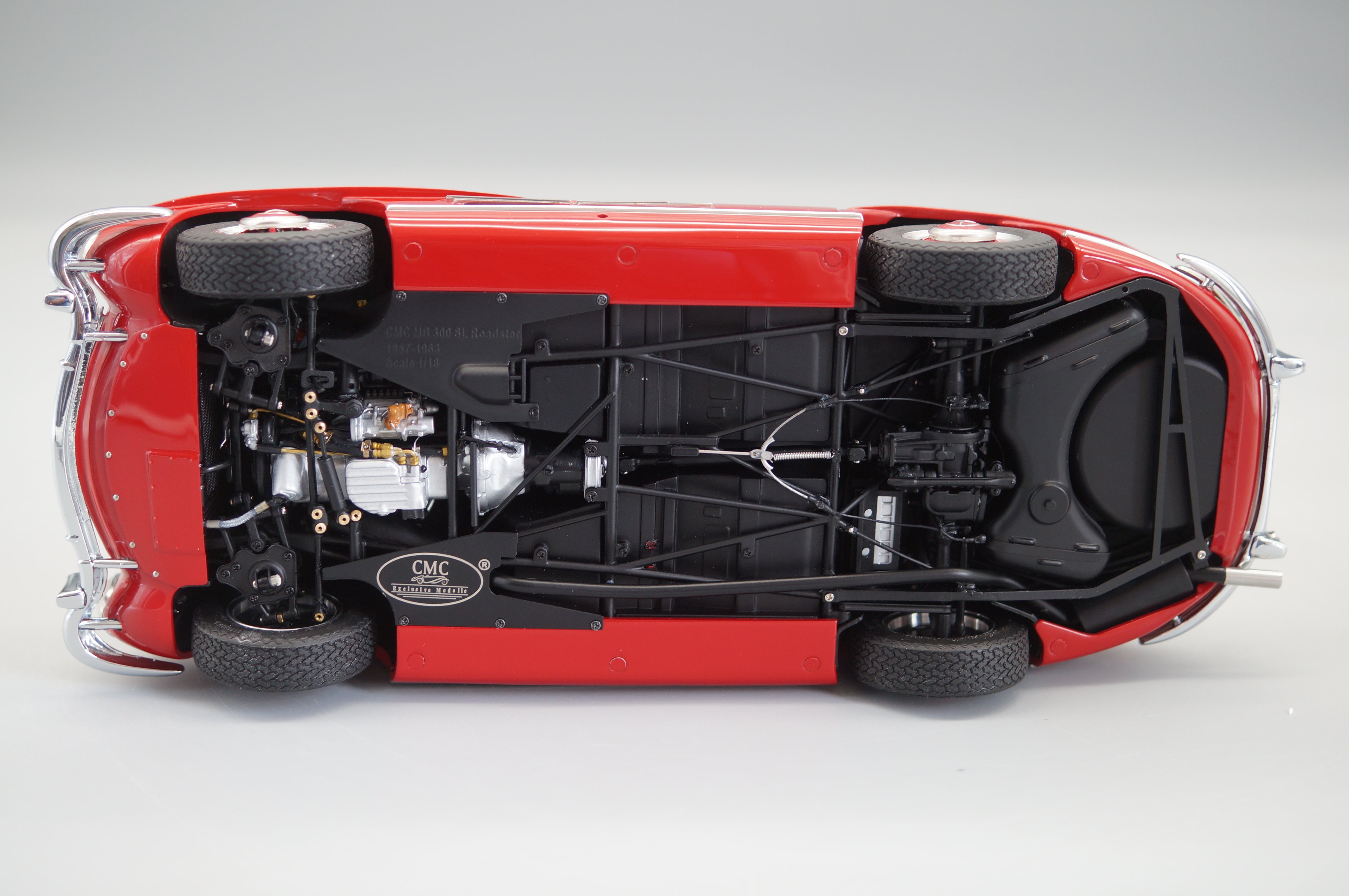 1/18 Mercedes-Benz 300 SL W198 Roadster offen rot CMC M-282