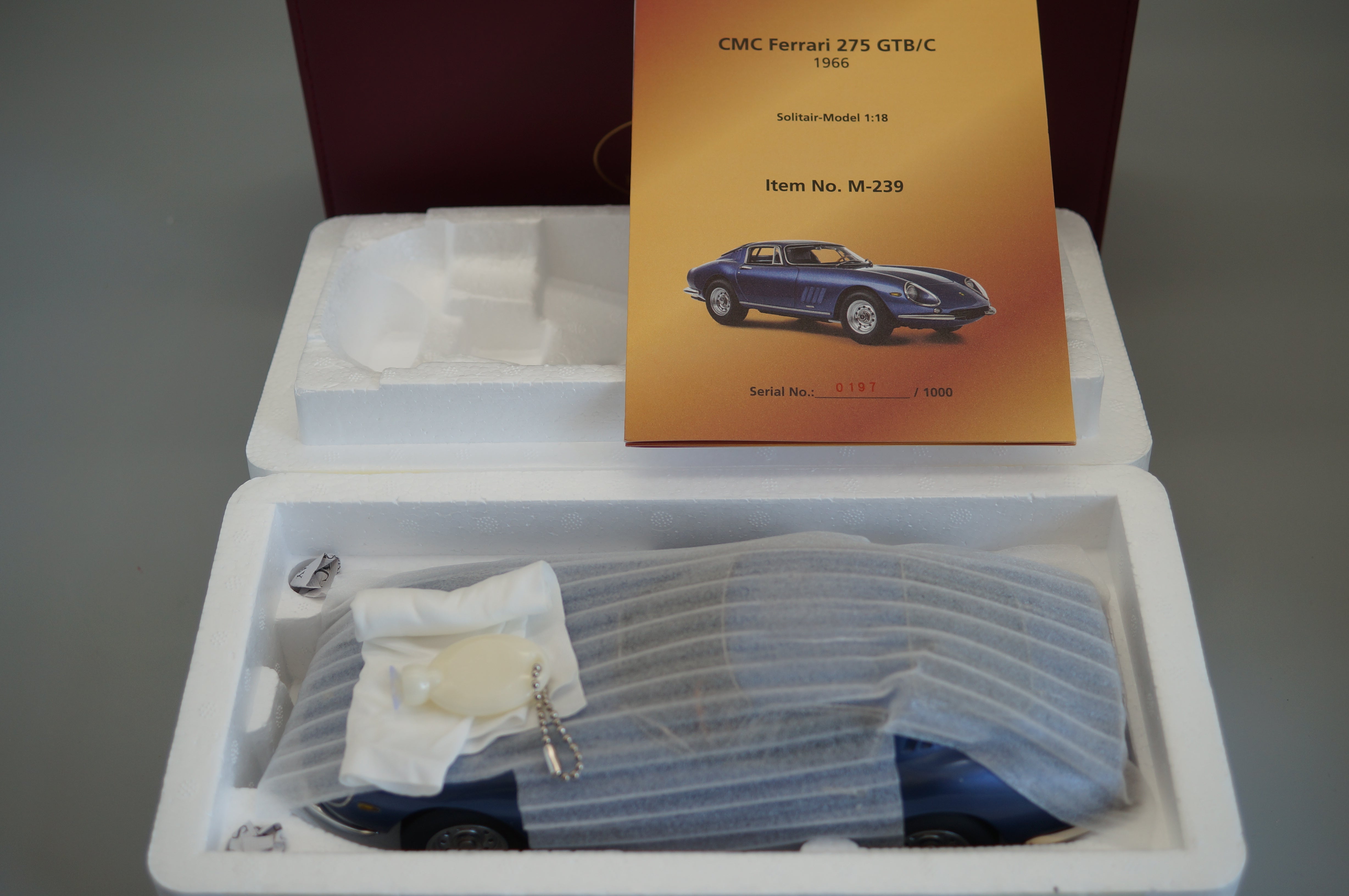1/18 Ferrari 275 GTB/C California Blau #197/1000 CMC M-239 -MH163