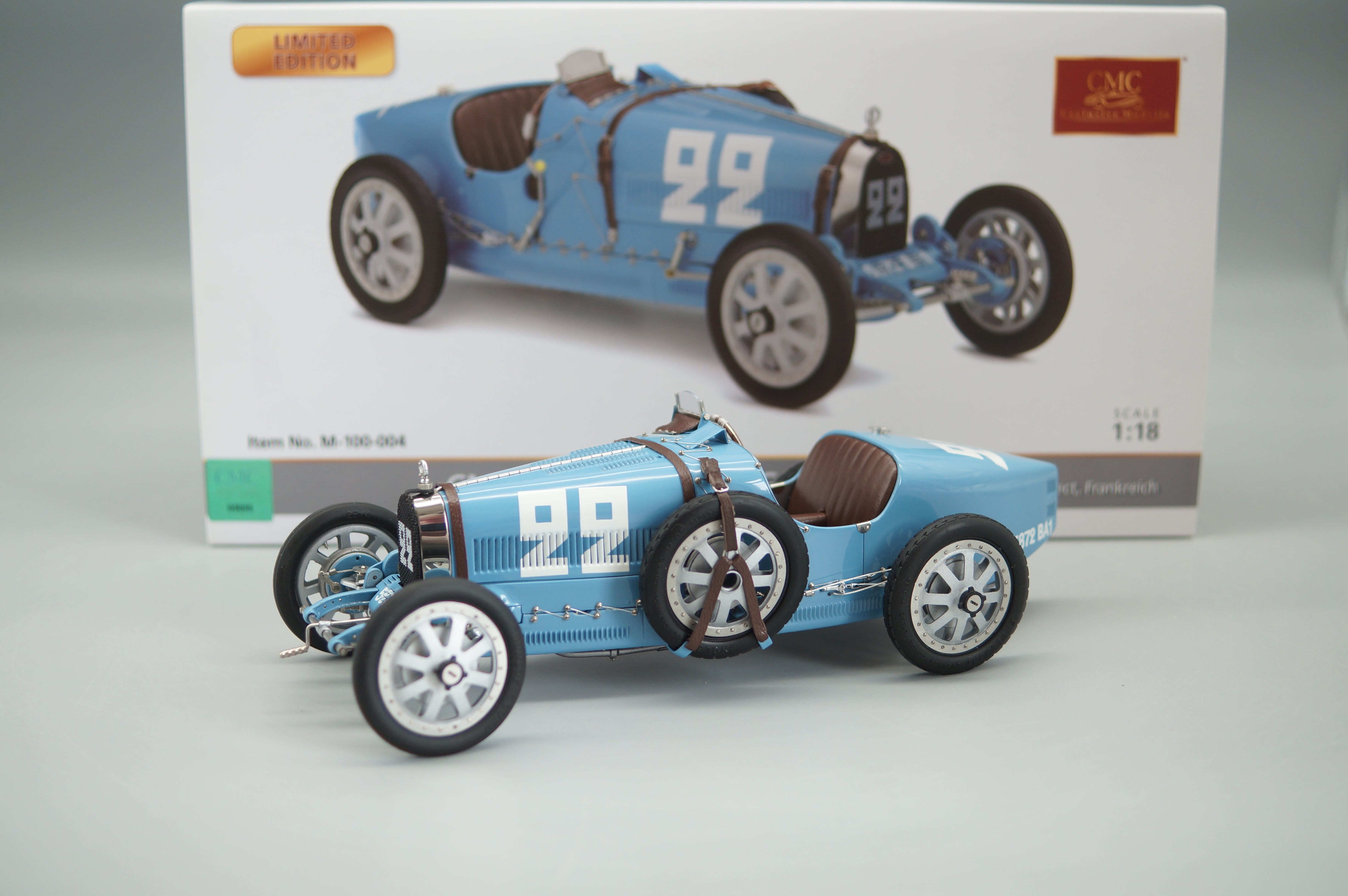 Bugatti T35 Nation Color Project - France #22 LE 1000 pcs. CMC M-100 004