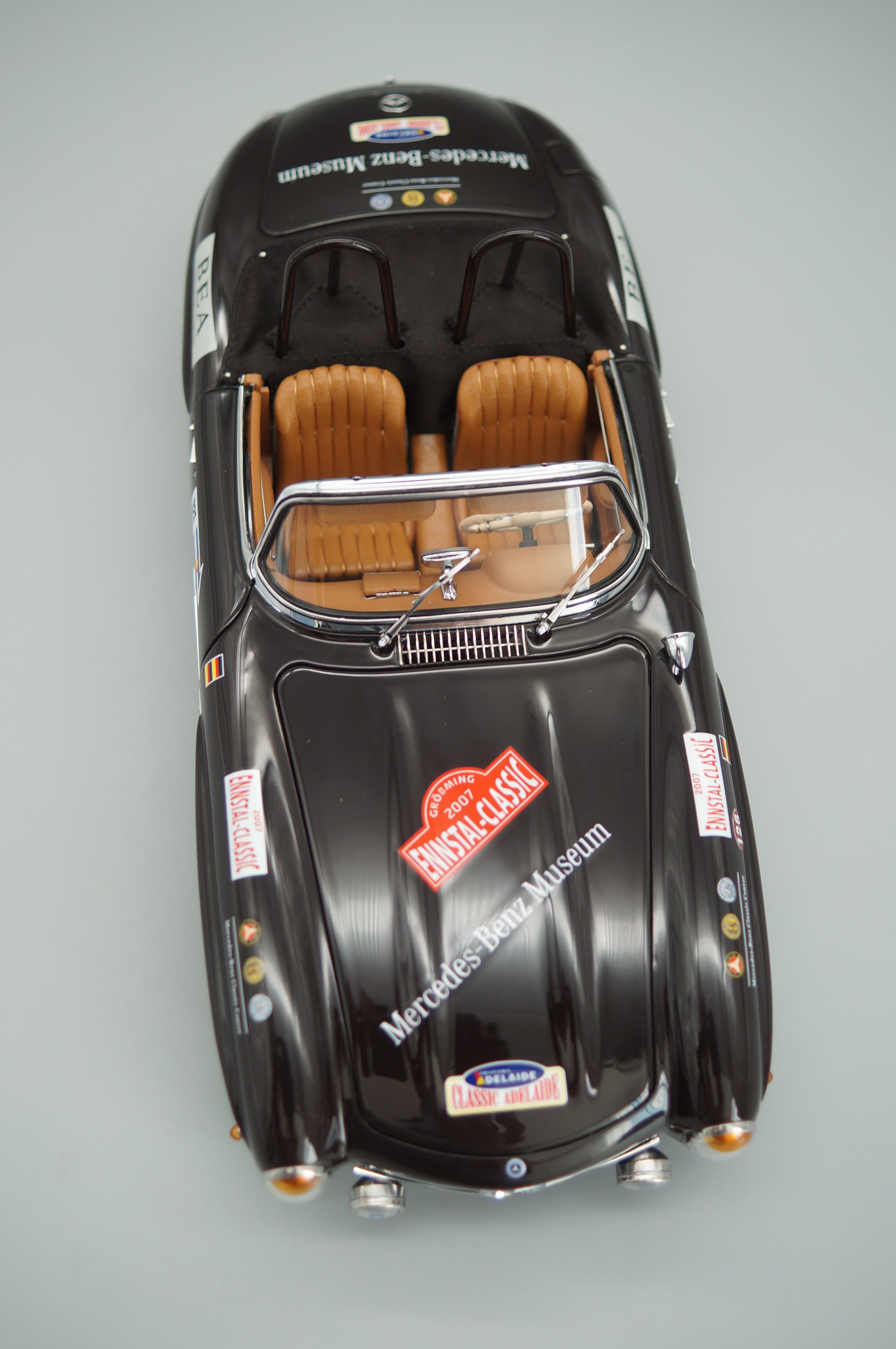 1/18 Mercedes-Benz 300 SL W198 Rallye Roadster Brown offen CMC M-295