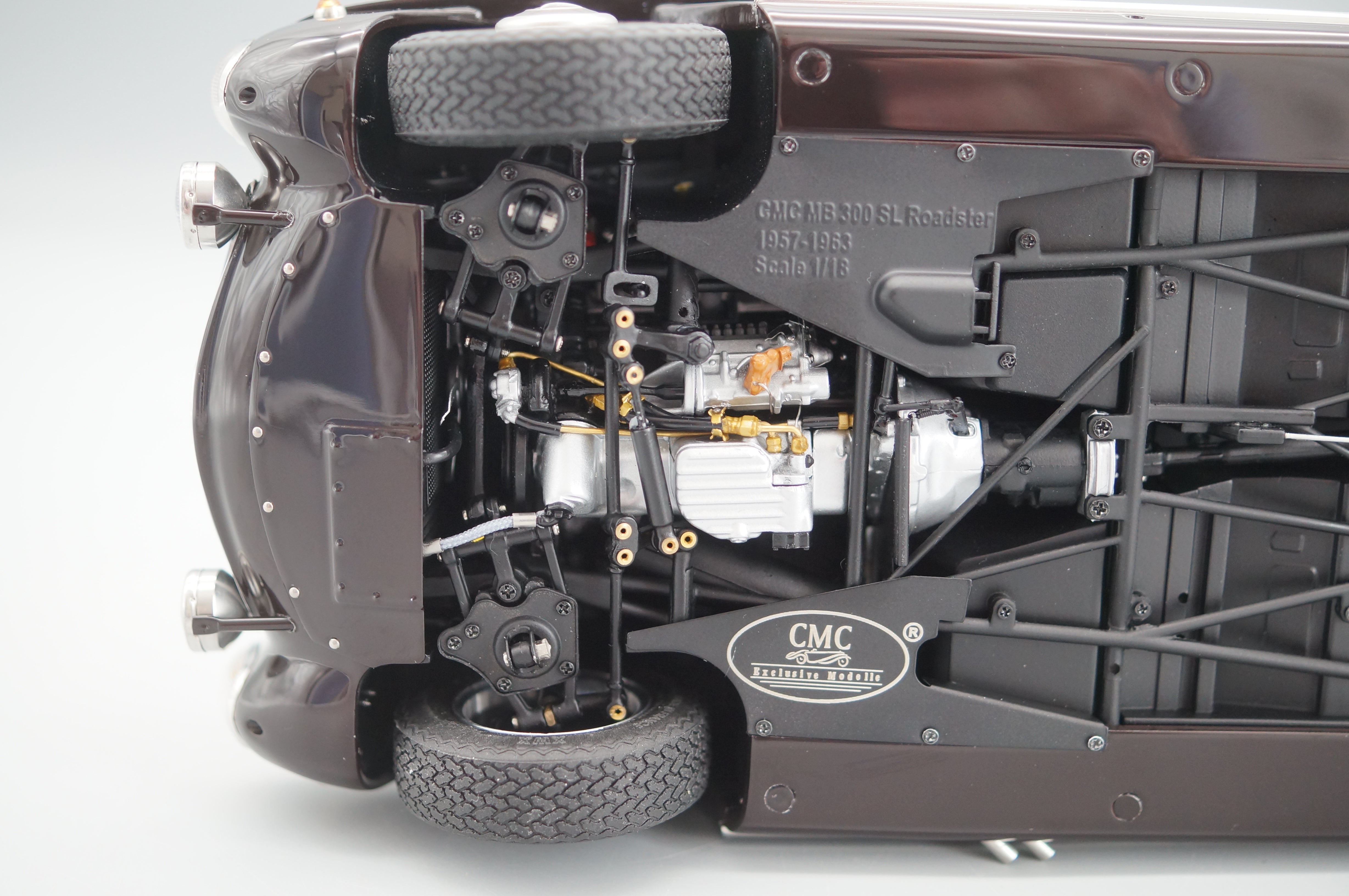 1/18 Mercedes-Benz 300 SL W198 Rallye Roadster Brown offen CMC M-295