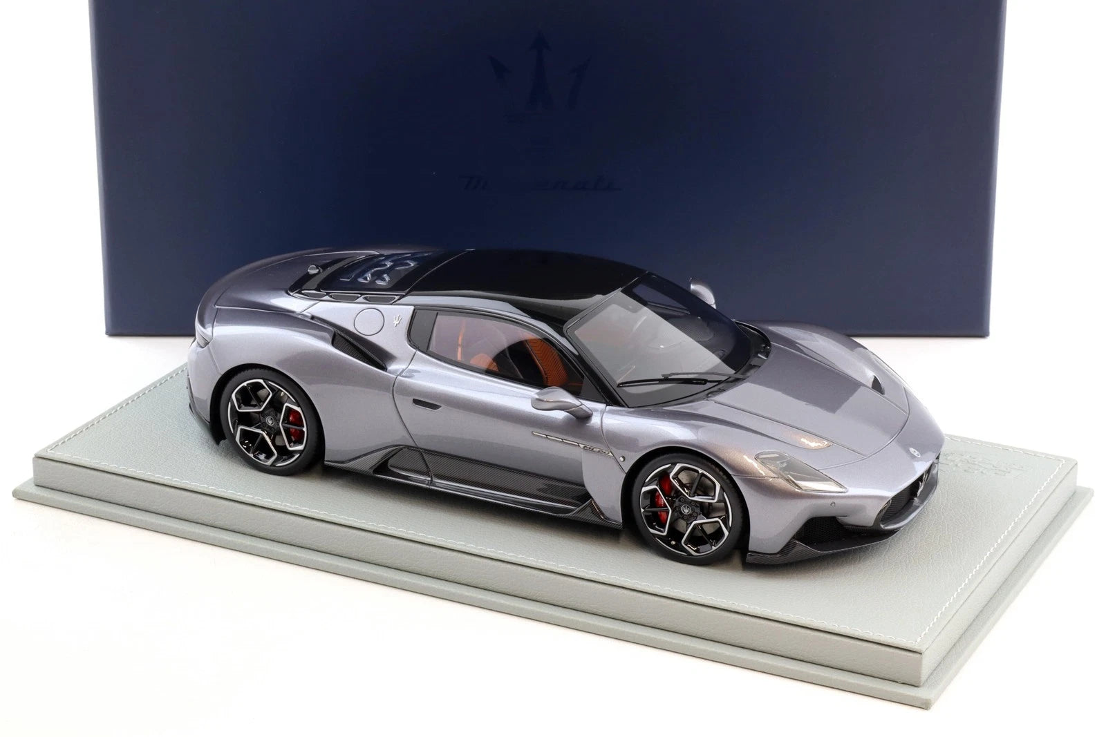 1/18 BBR Maserati MC20 Coupe 2020 Grigio Misterio - DEALER EDITION