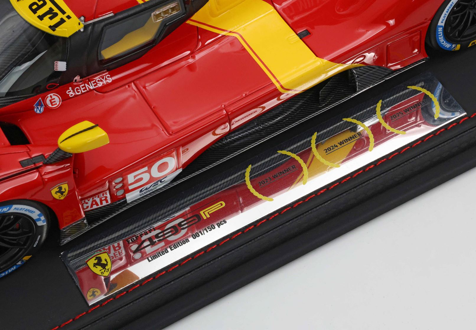 1/18 BBR Ferrari 499P Winner 24h Le Mans 2023 - 2024 - 2025 cleaning kit included P18226GEN