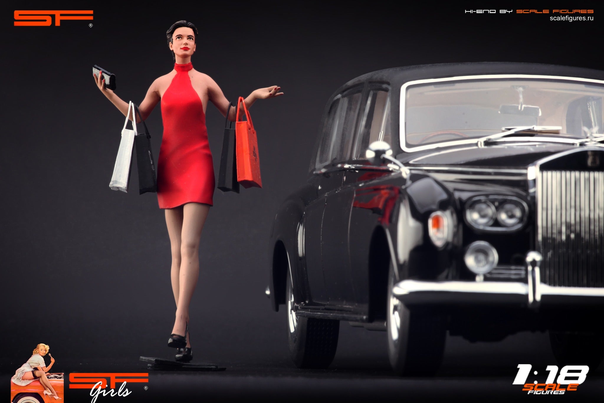 1/18 Shopping Girl by SF Scale Figures - Handcrafted