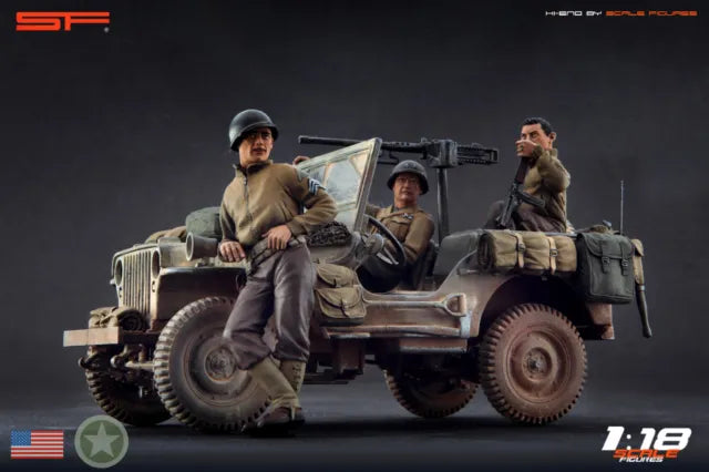 1/18 CREW for WILLY'S JEEP by SF Scale Figures - Handcrafted -