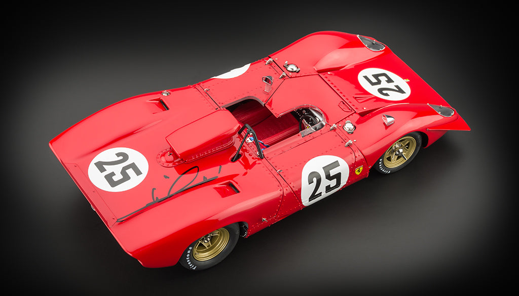 1/18 Ferrari 312P Spyder #25 Mario Andretti Signature Edition #156/325 CMC M-123 - pre-owned