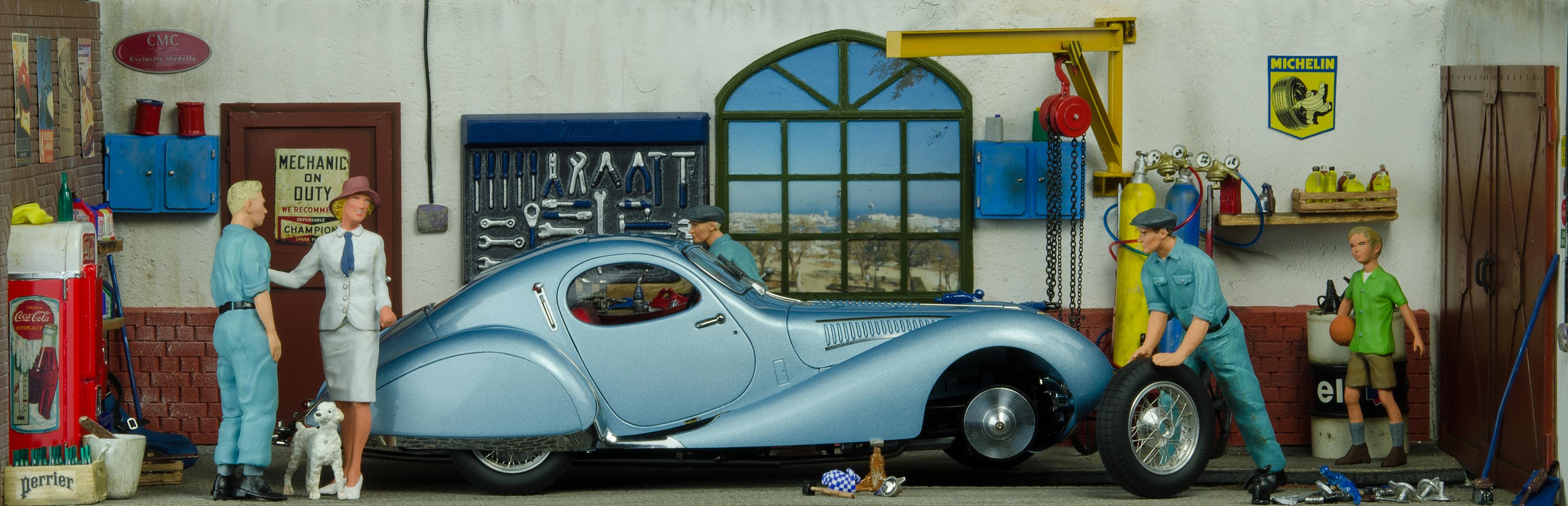 1/18 Talbot-Lago Coupé Typ 150 C-SS Figoni & Falaschi "Teardrop" CMC M-145