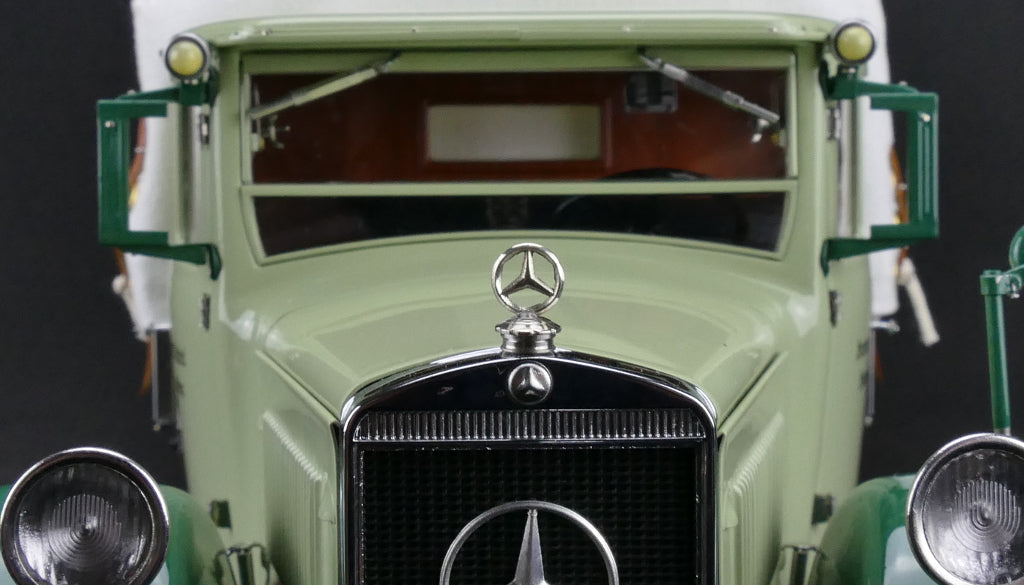 1/18 Mercedes-Benz LKW LO 2750 Pritschenwagen mit Plane CMC M-170 -pre-owned