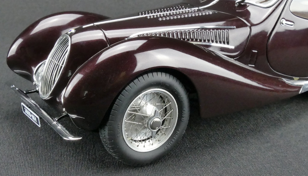 Talbot-Lago Coupé T150 C-SS Figoni & Falaschi "Teardrop" "Memory Edition" Aubergine CMC M-179